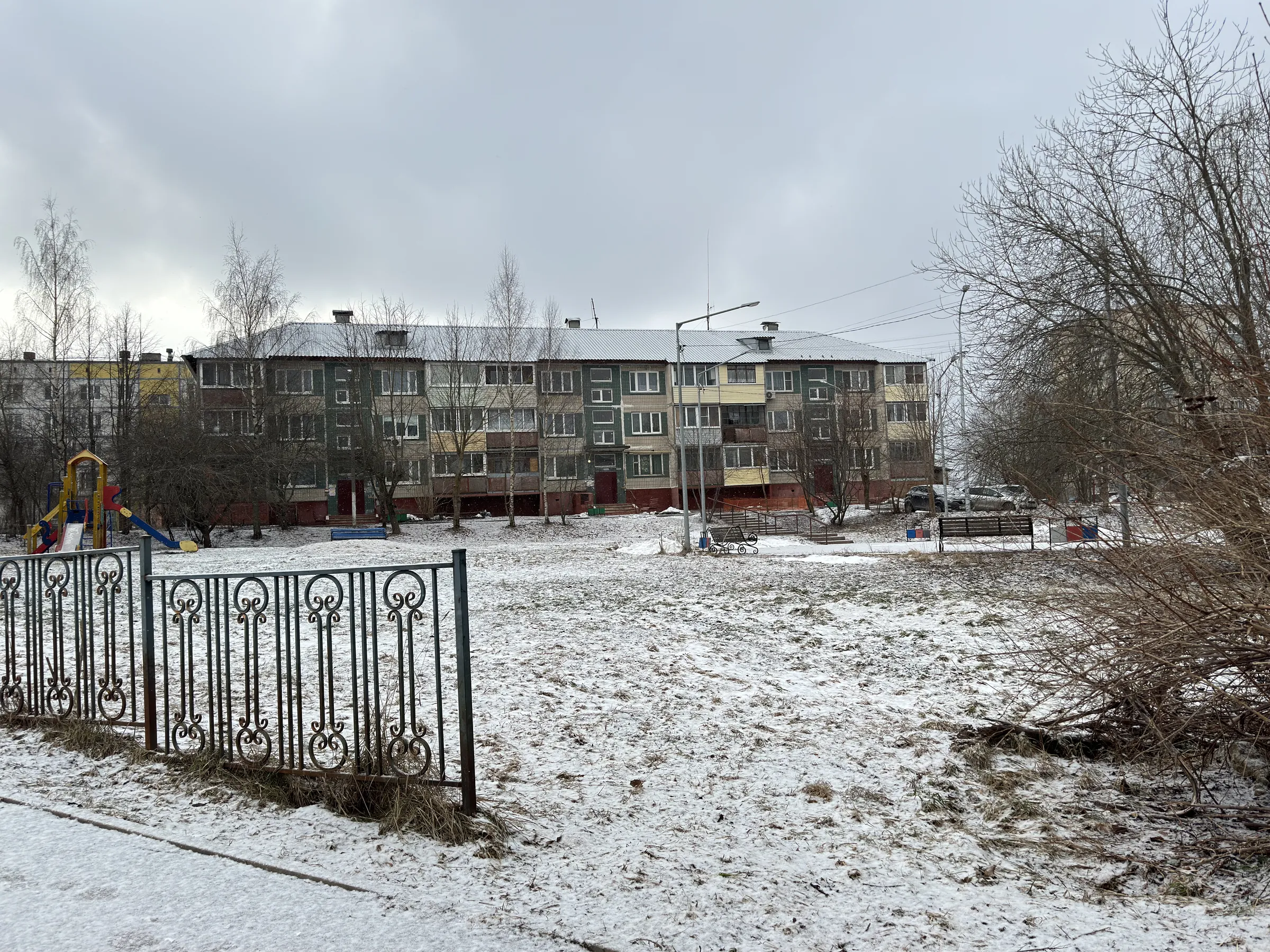 Зимняя сталинка с видом, фото 17