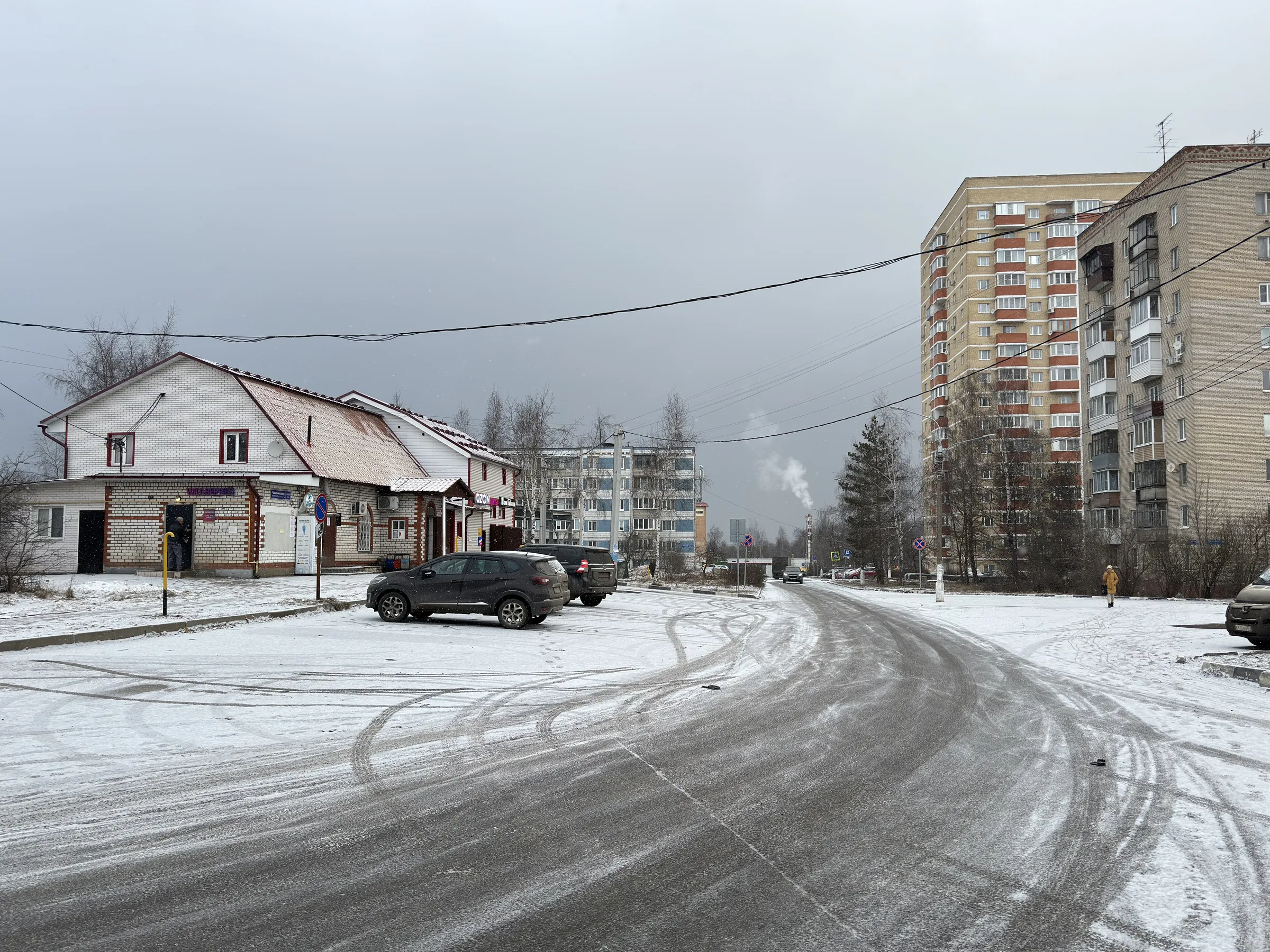 Зимняя сталинка с видом, фото 3