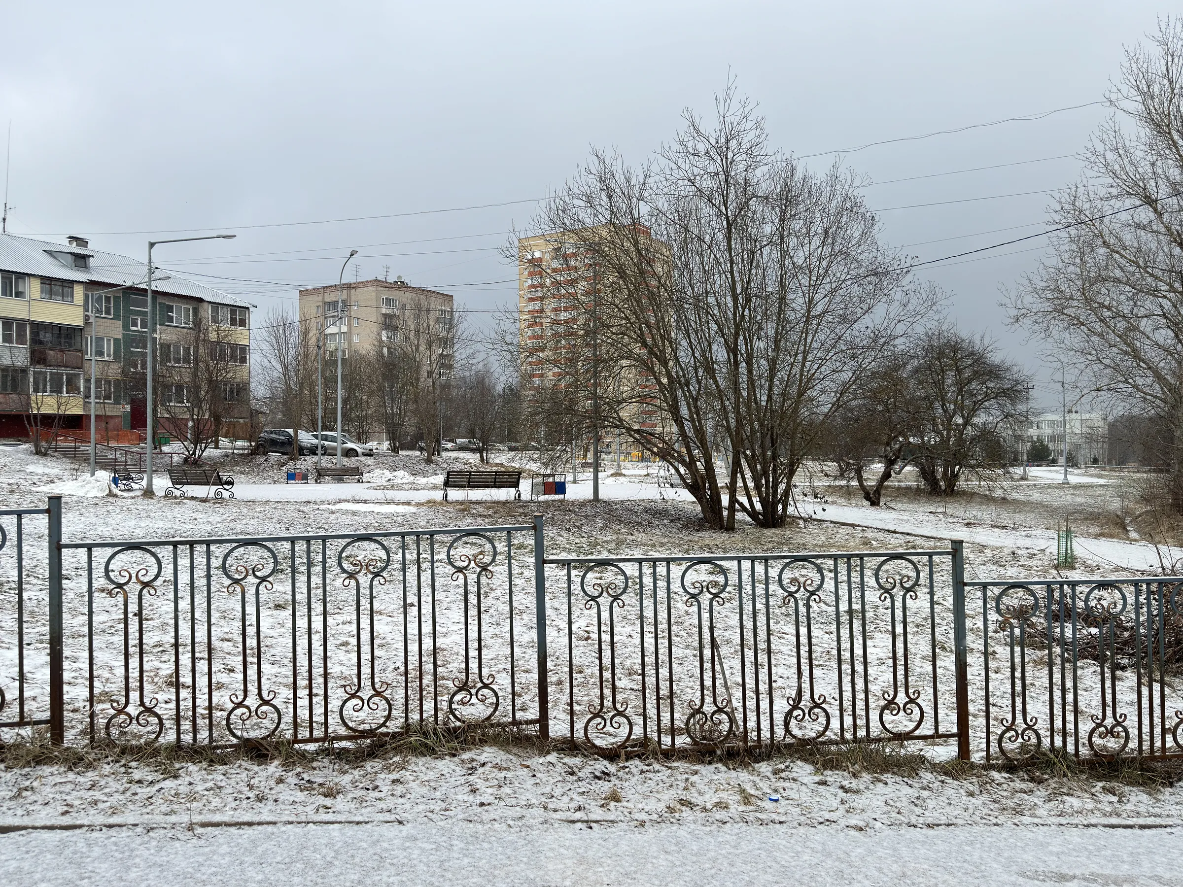 Зимняя сталинка с видом, фото 16