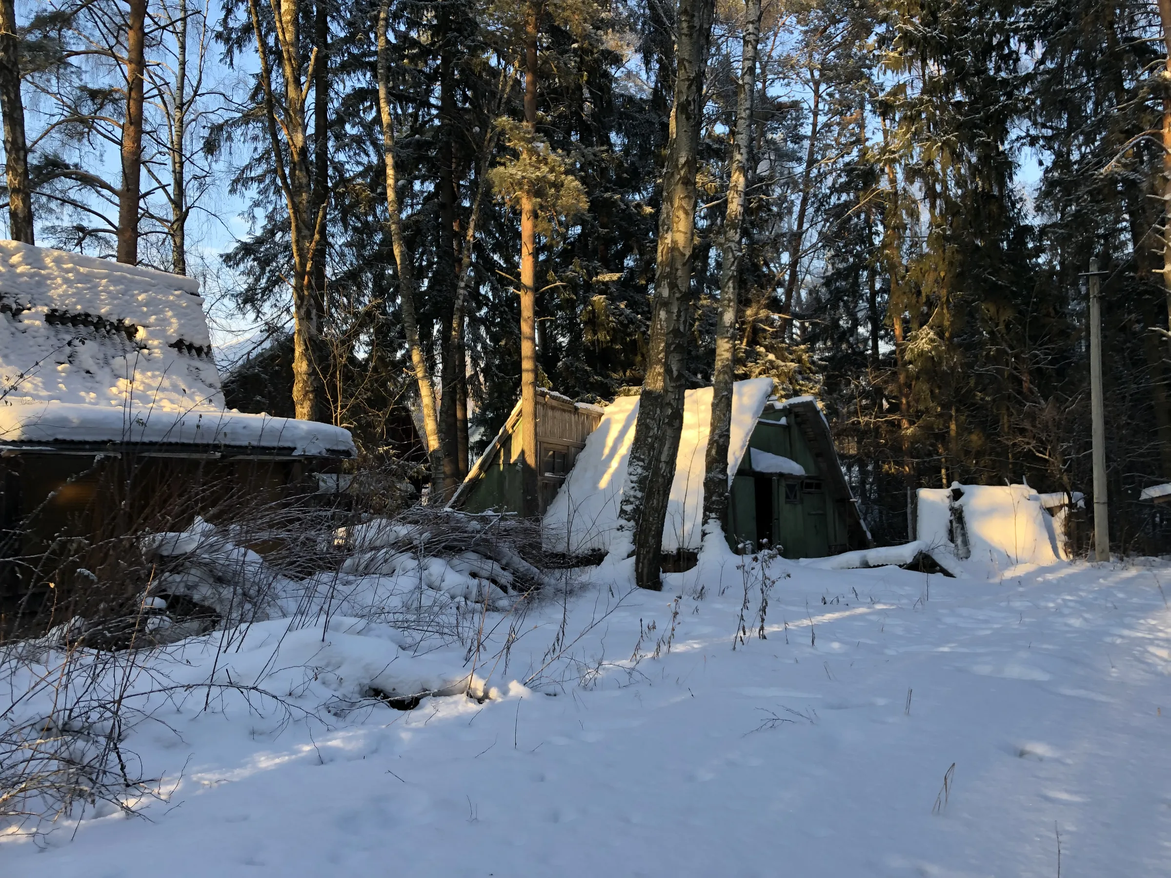Классическая дача в снегу, фото 21