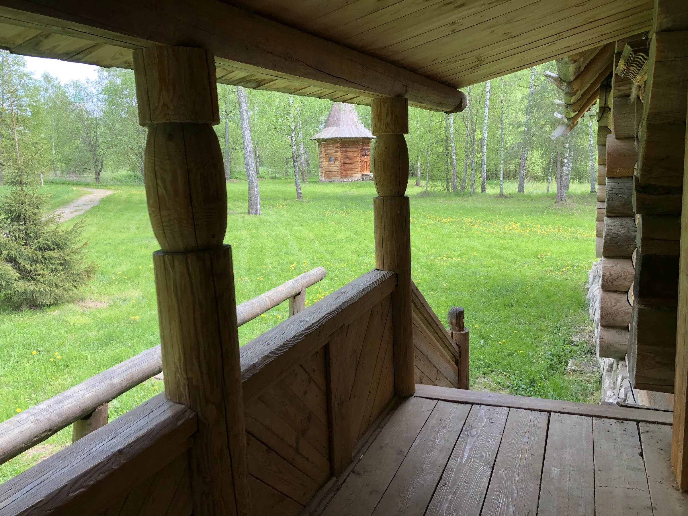Деревенская изба в лесу, фото 13