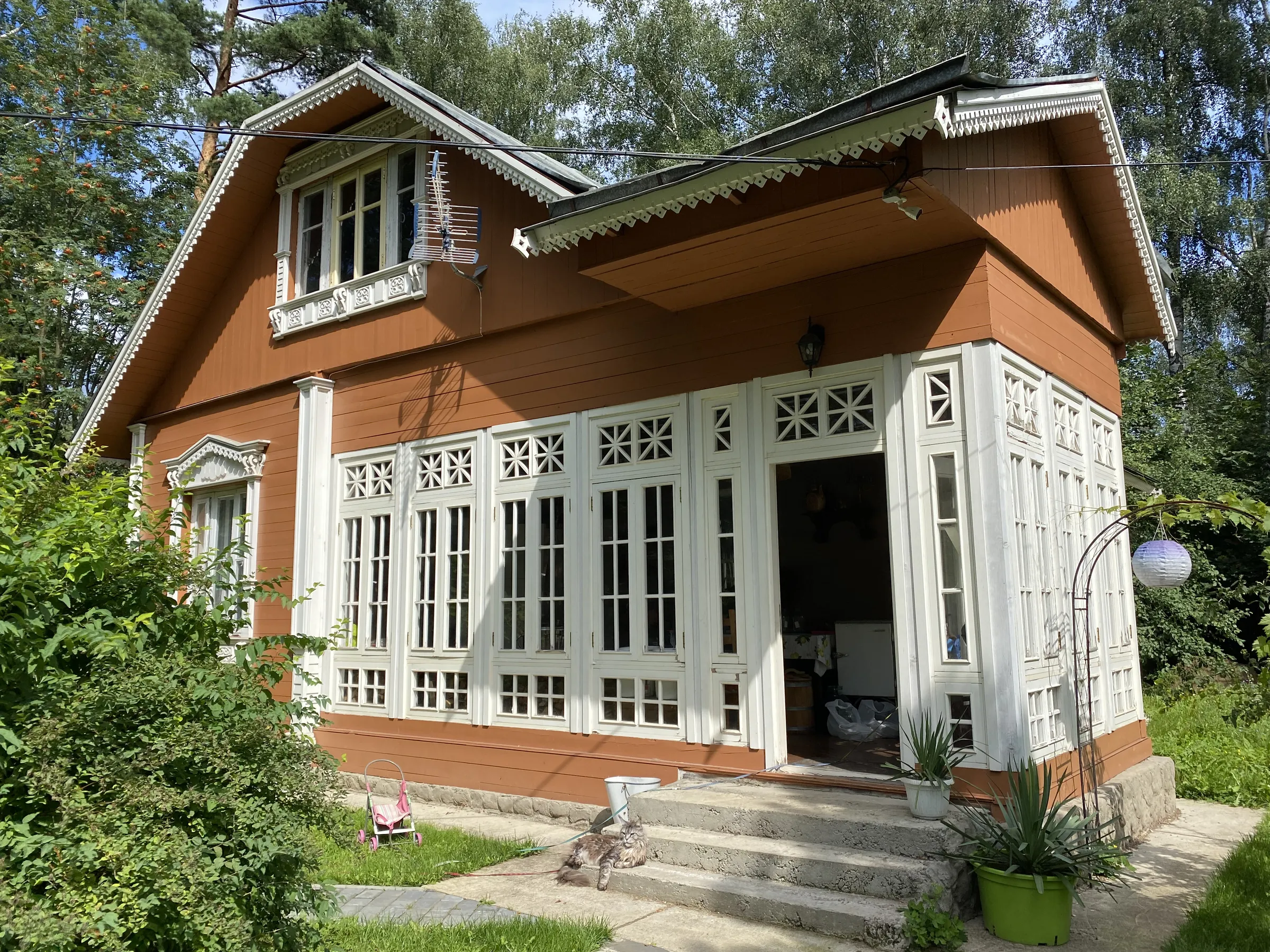 Дача с верандой в лесу, фото 5