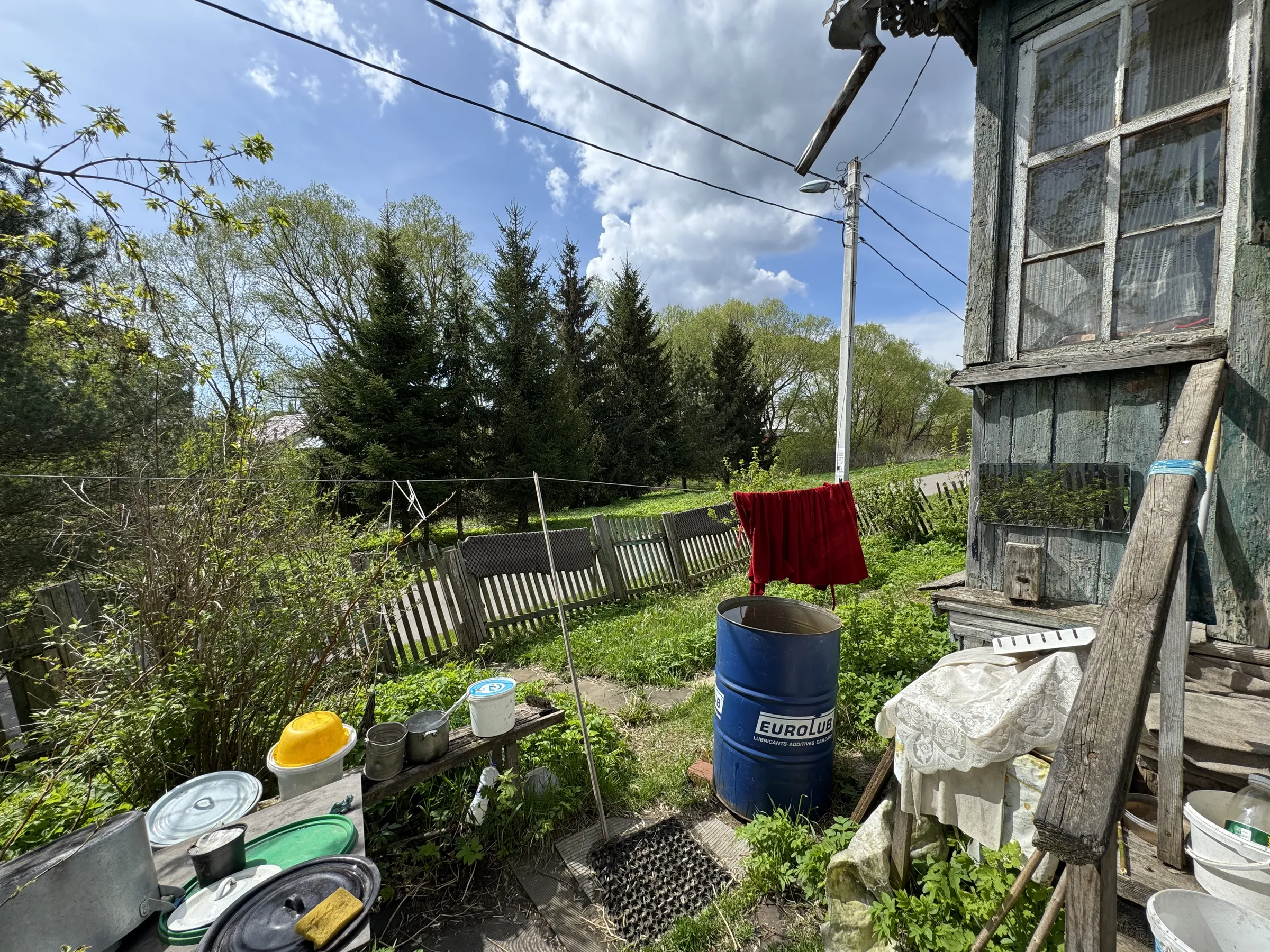 Деревенская изба с сараем, фото 18