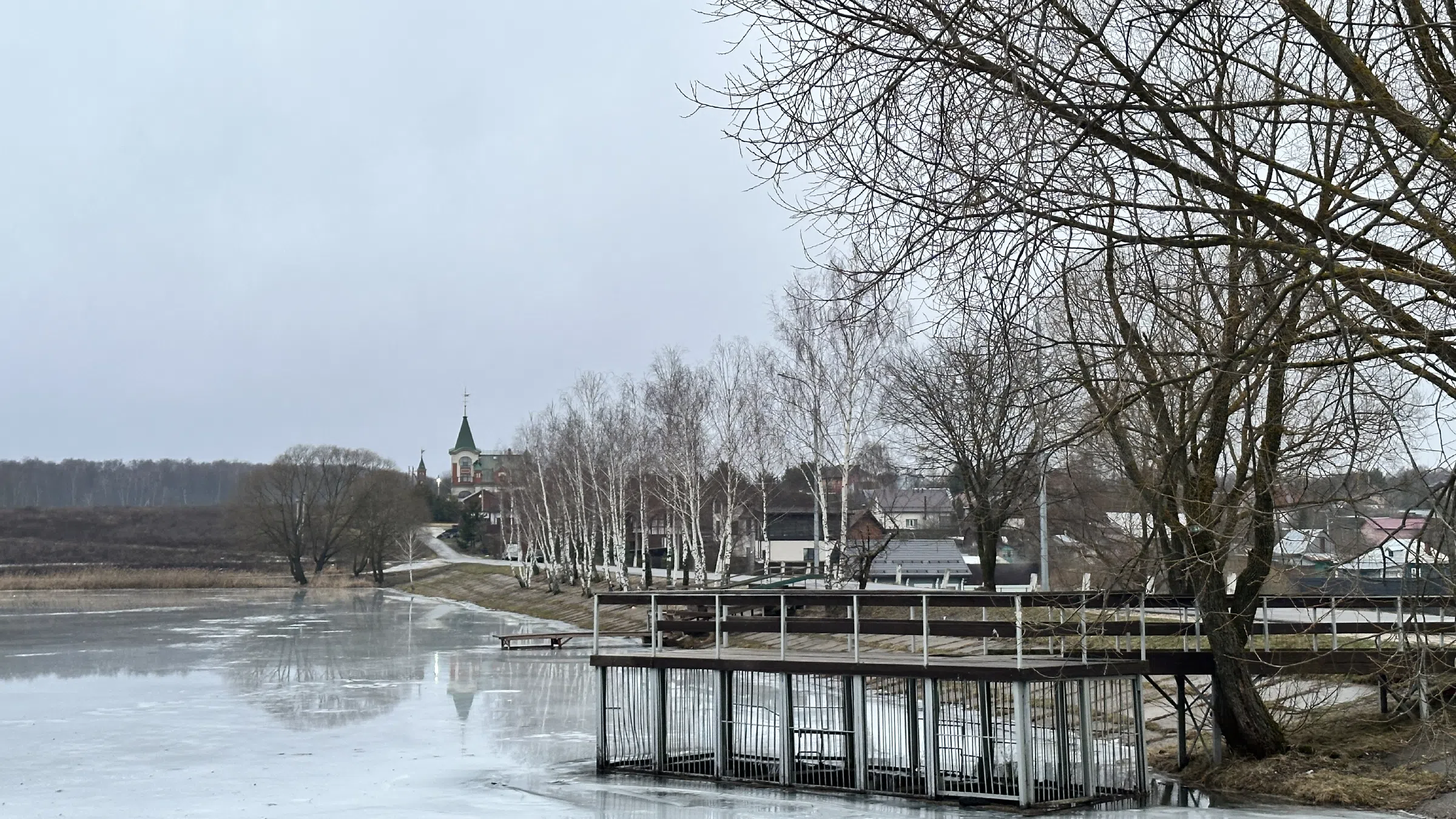 Загородное шоссе у пруда, фото 10