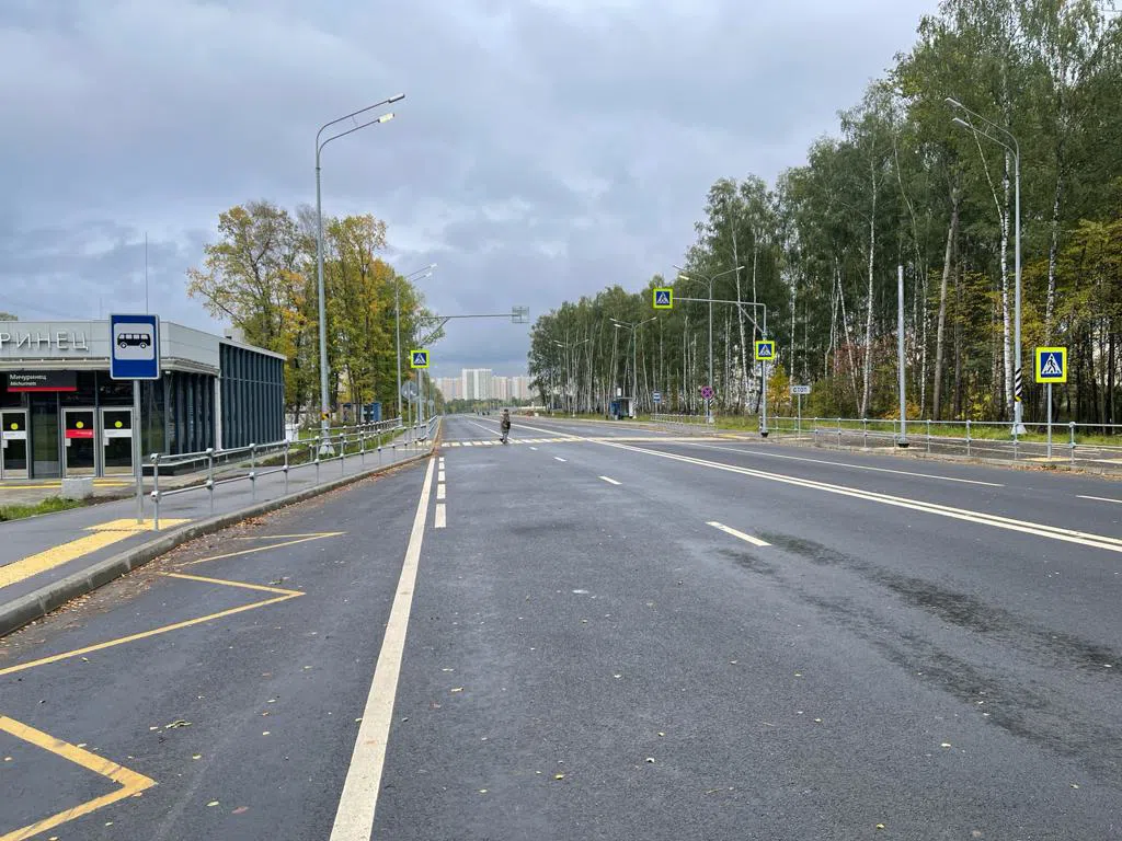 Широкая дорога с лесом, фото 3