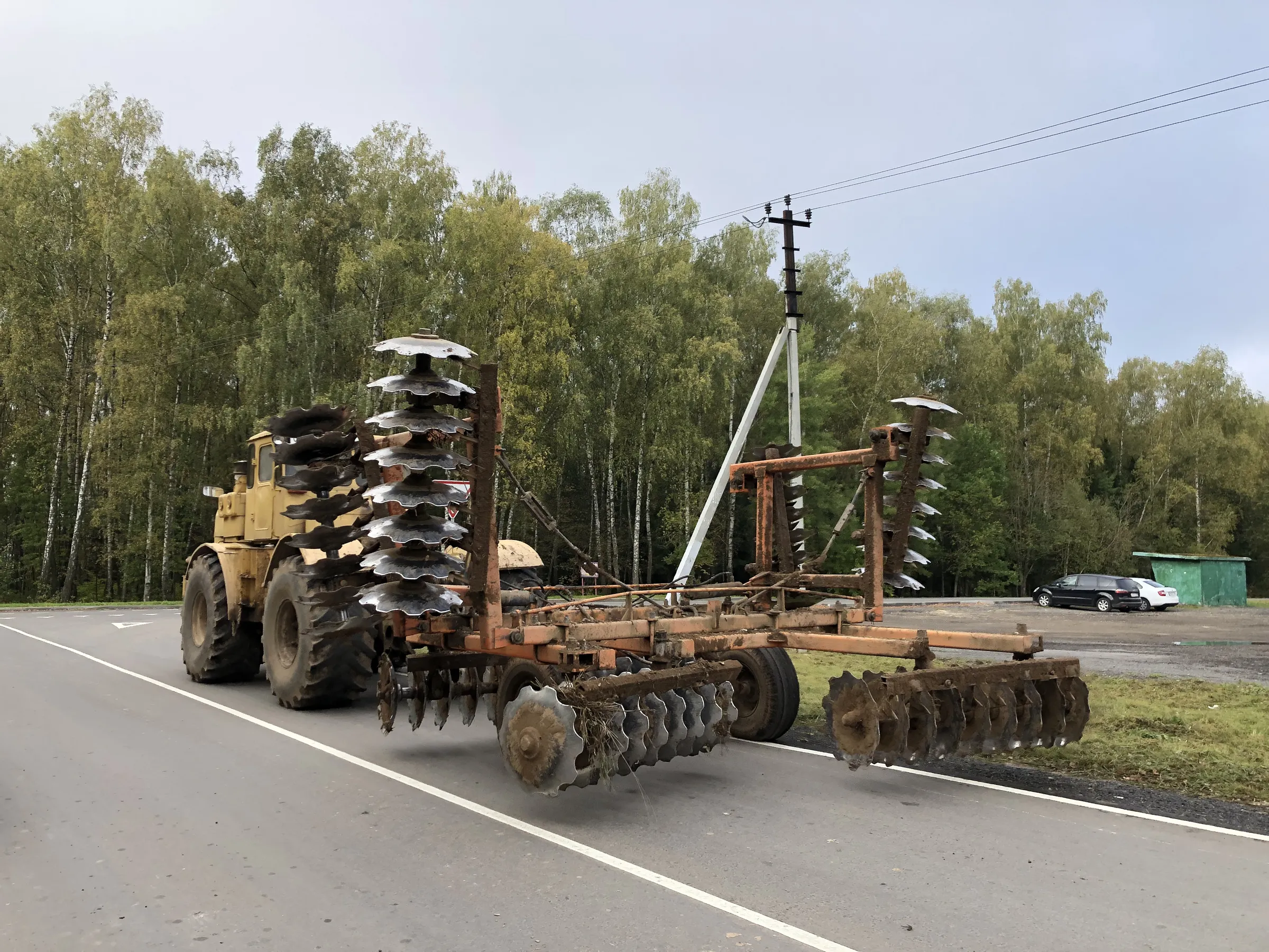 Дорога с трактором, фото 4