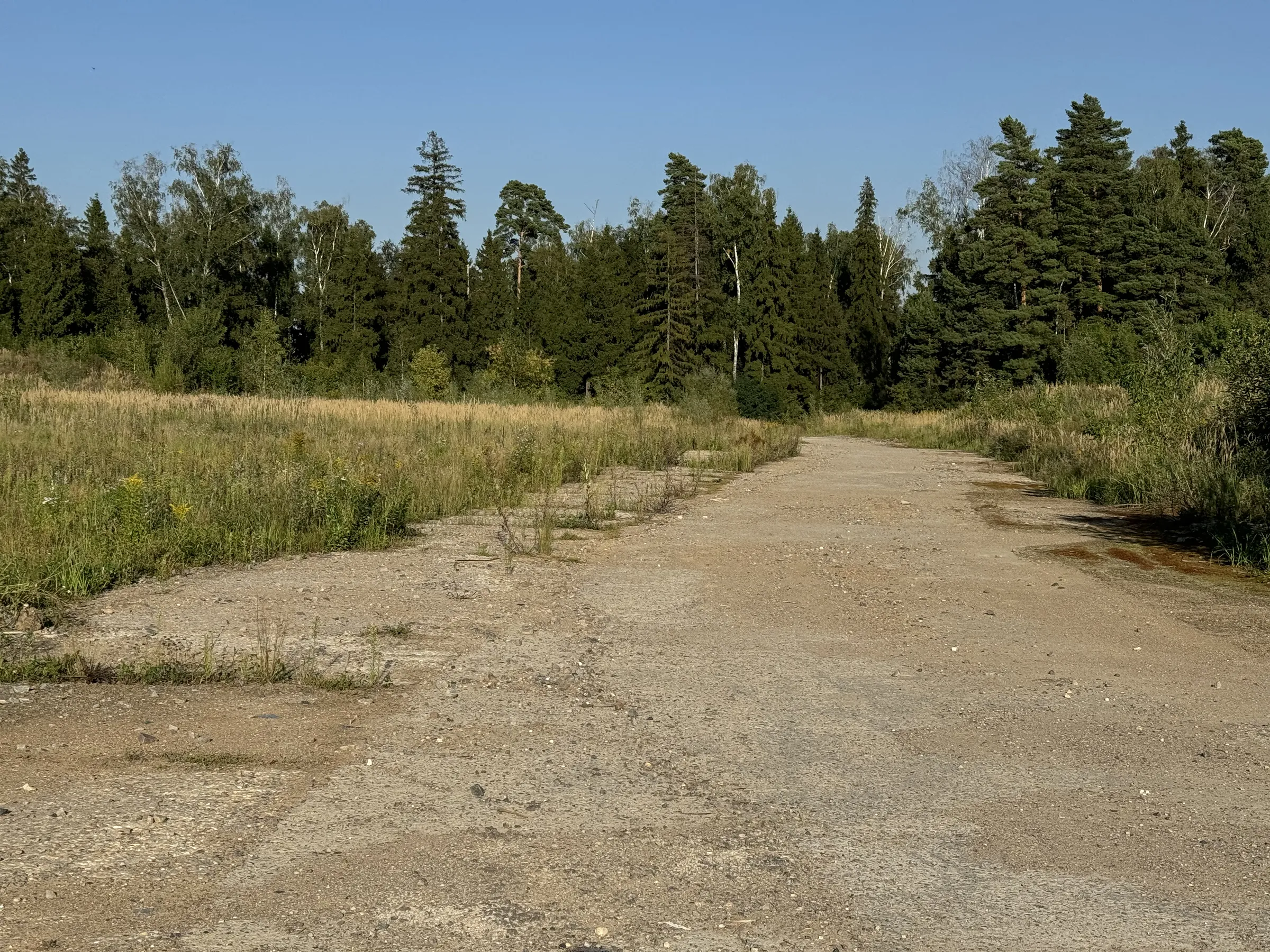 Бетонная дорога в поле, фото 19