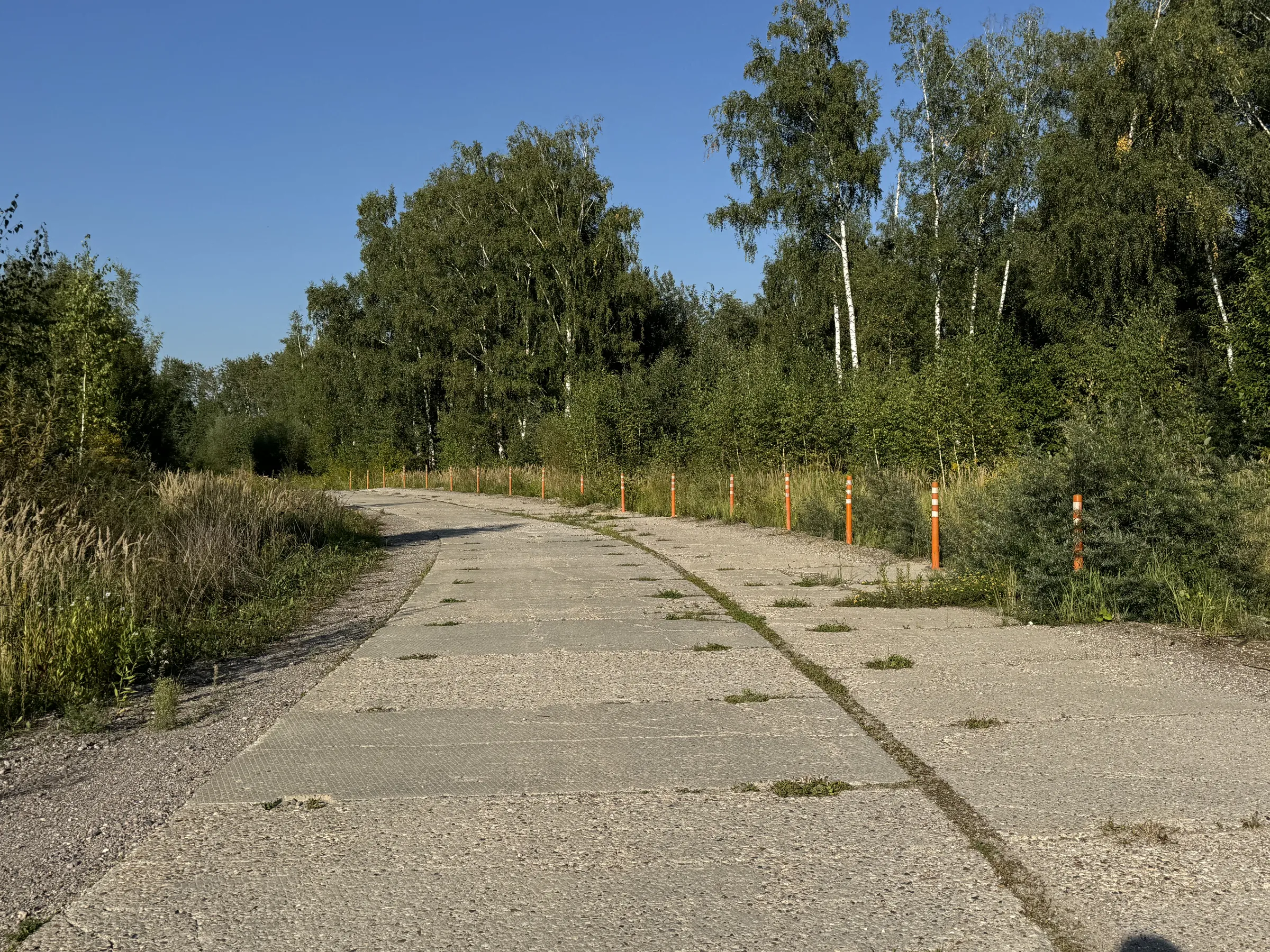 Бетонная дорога в поле, фото 4