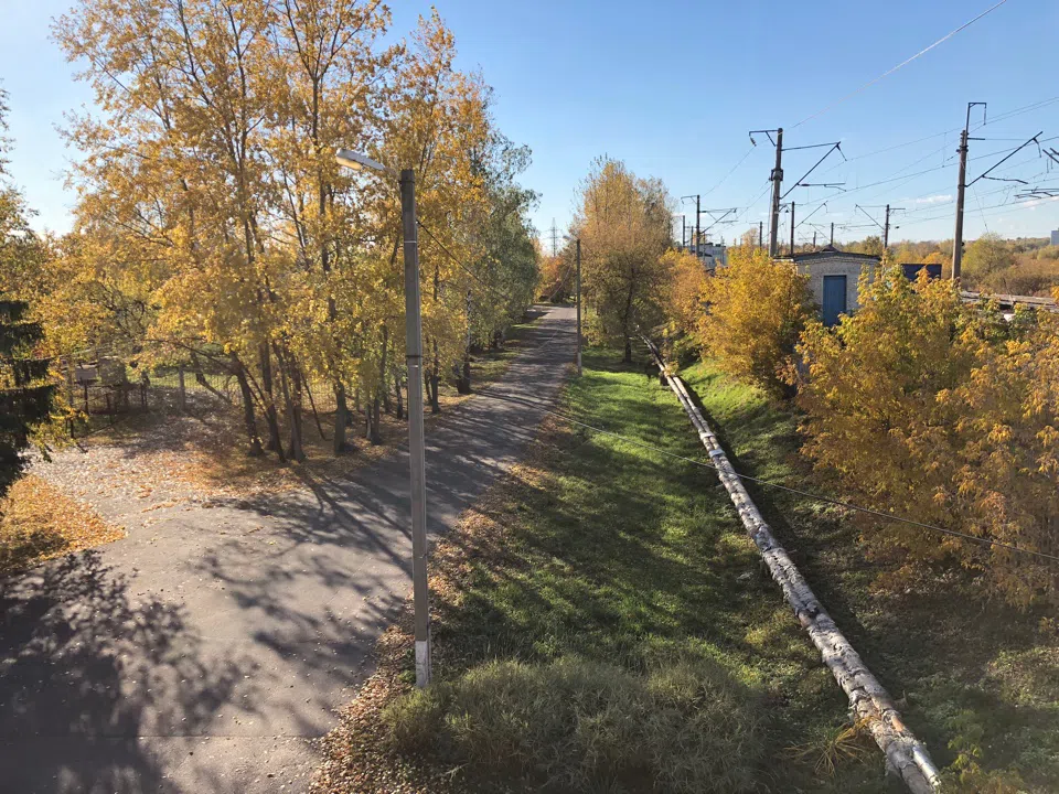 Железнодорожное полотно с вагонами, фото 23