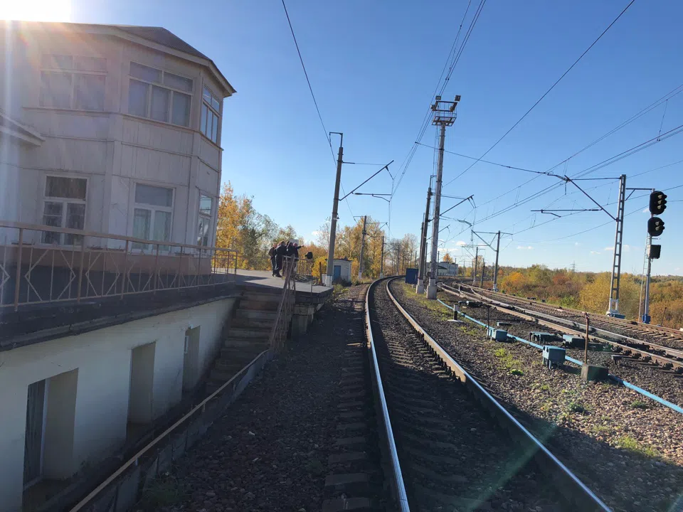 Железнодорожное полотно с вагонами, фото 15