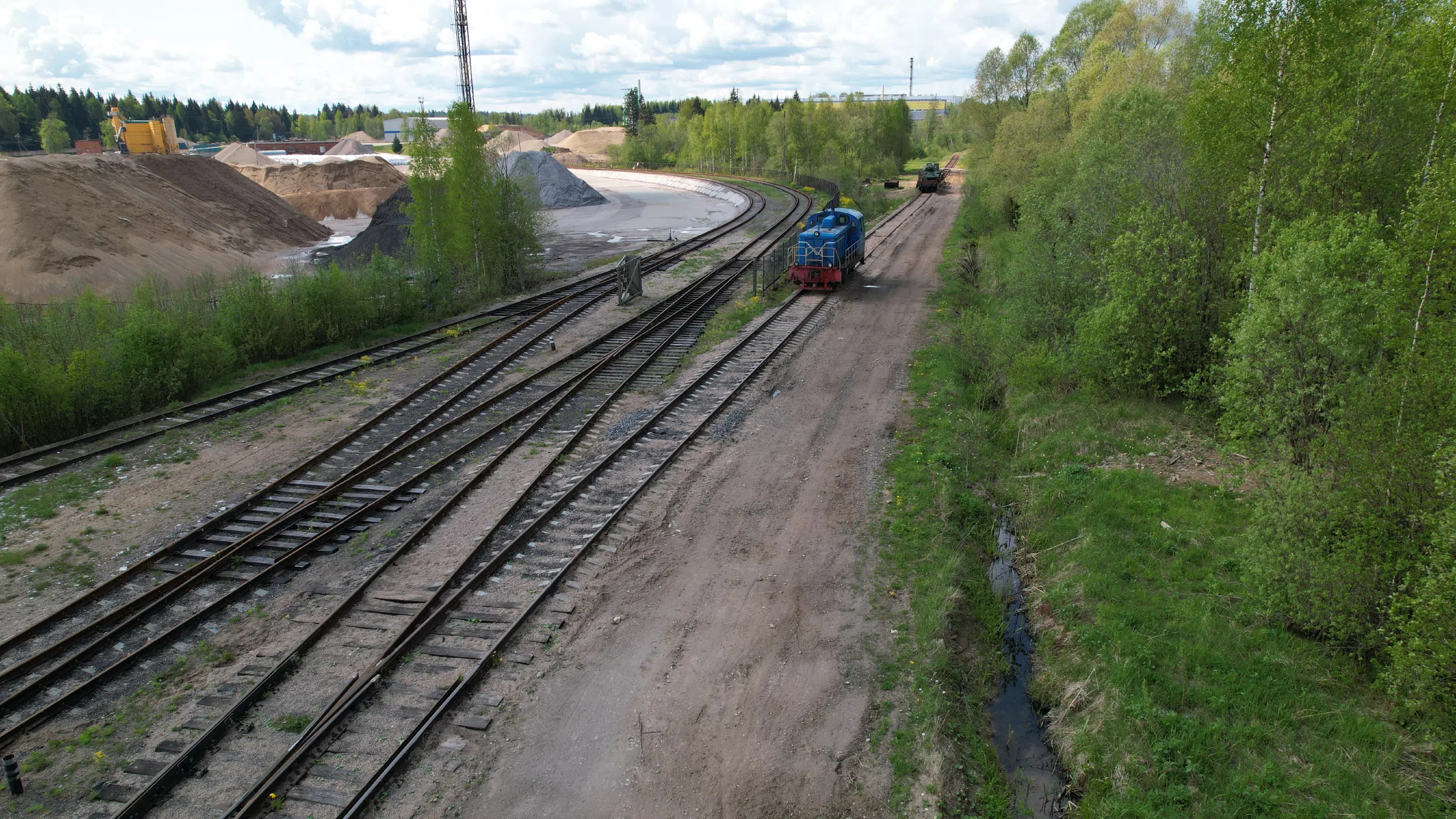 Железнодорожное депо на заводе, фото 3