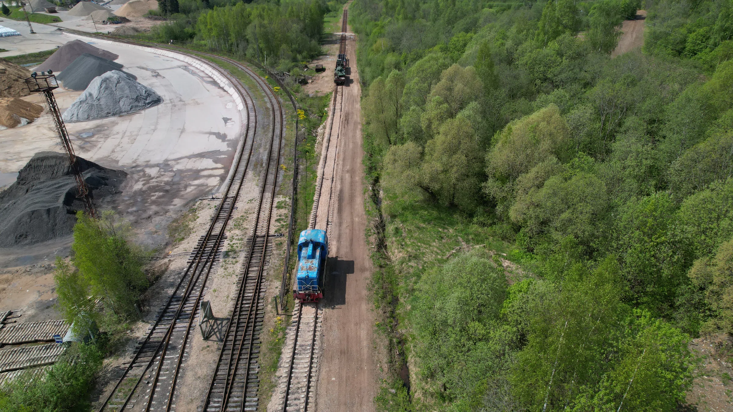 Железнодорожное депо на заводе, фото 4