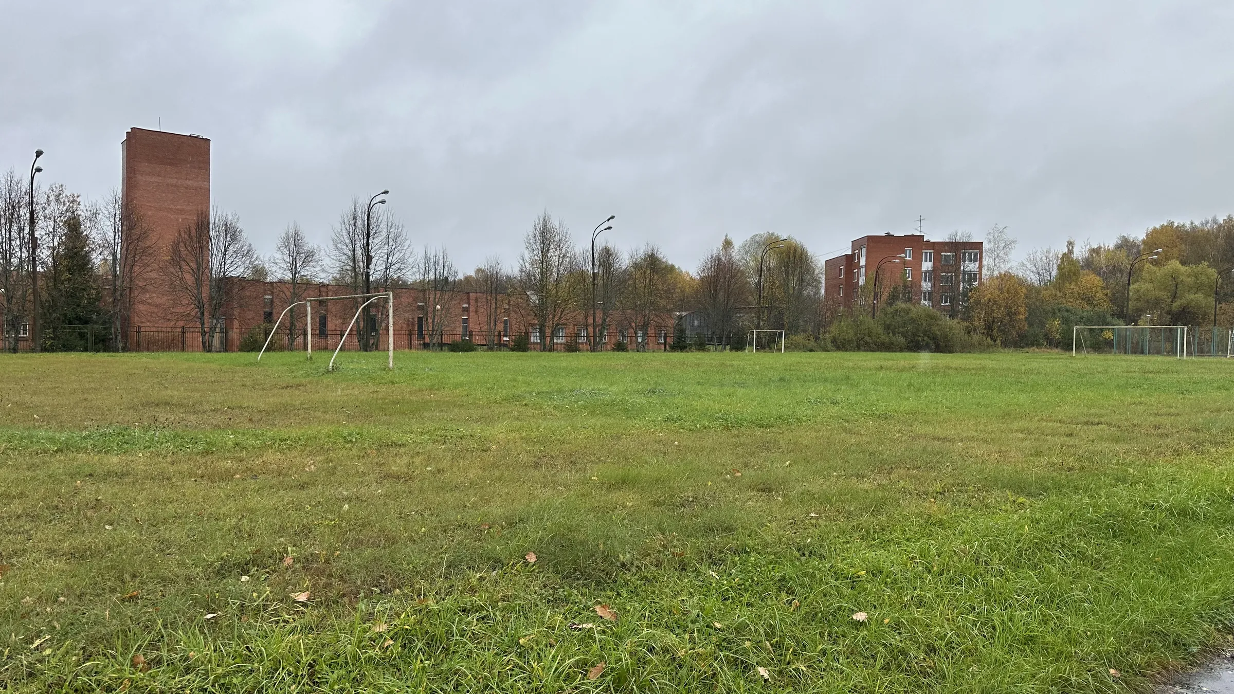 Старый стадион в парке, фото 4