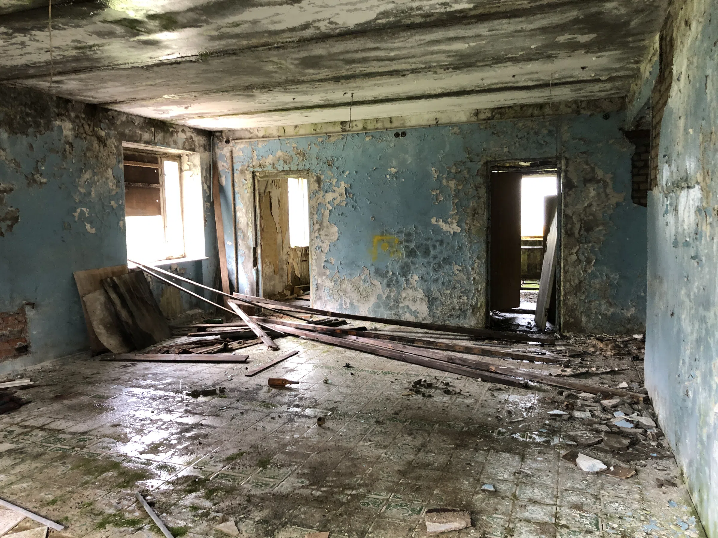 Заброшенное здание в лесу, фото 13