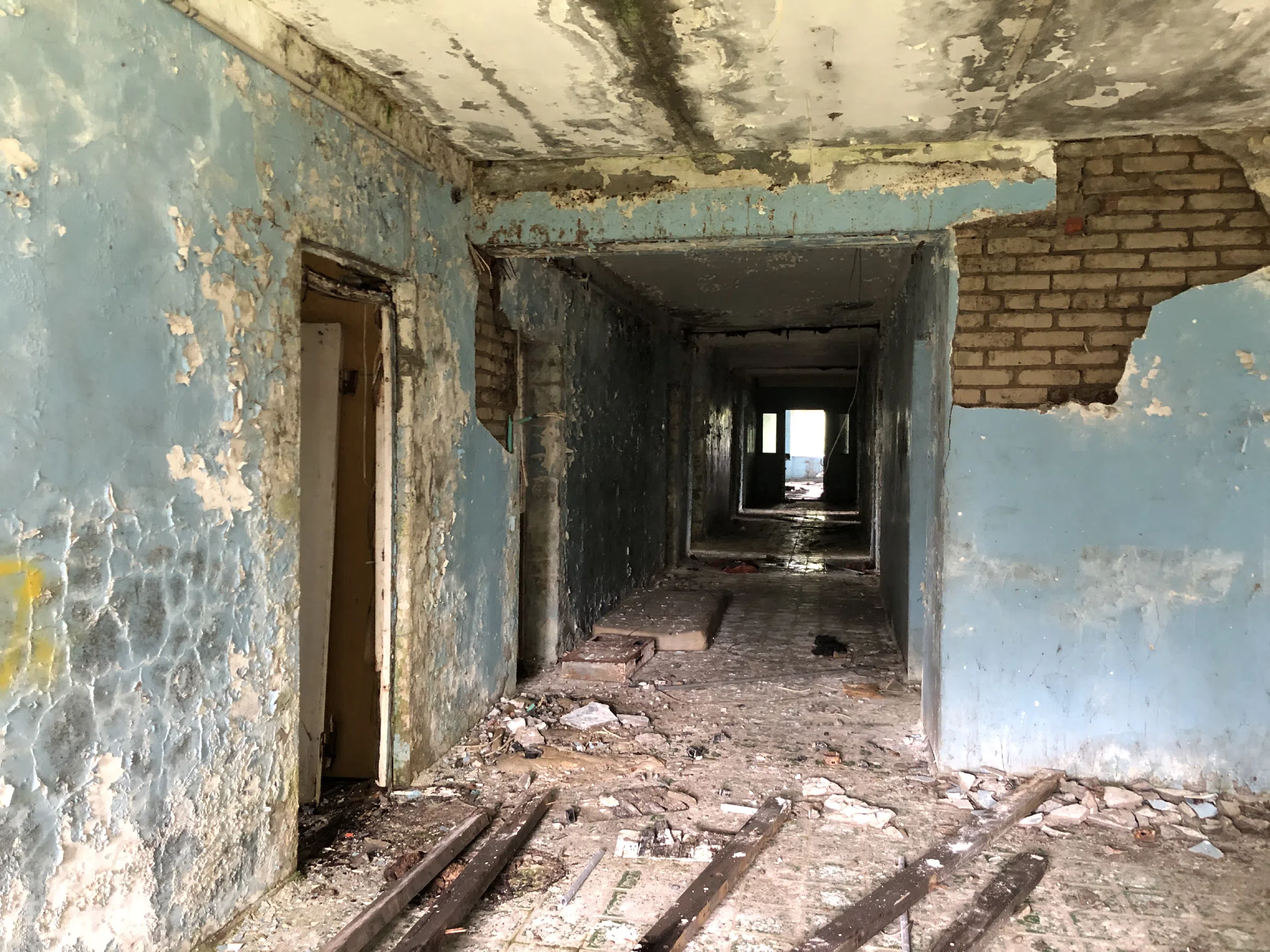 Заброшенное здание в лесу, фото 11