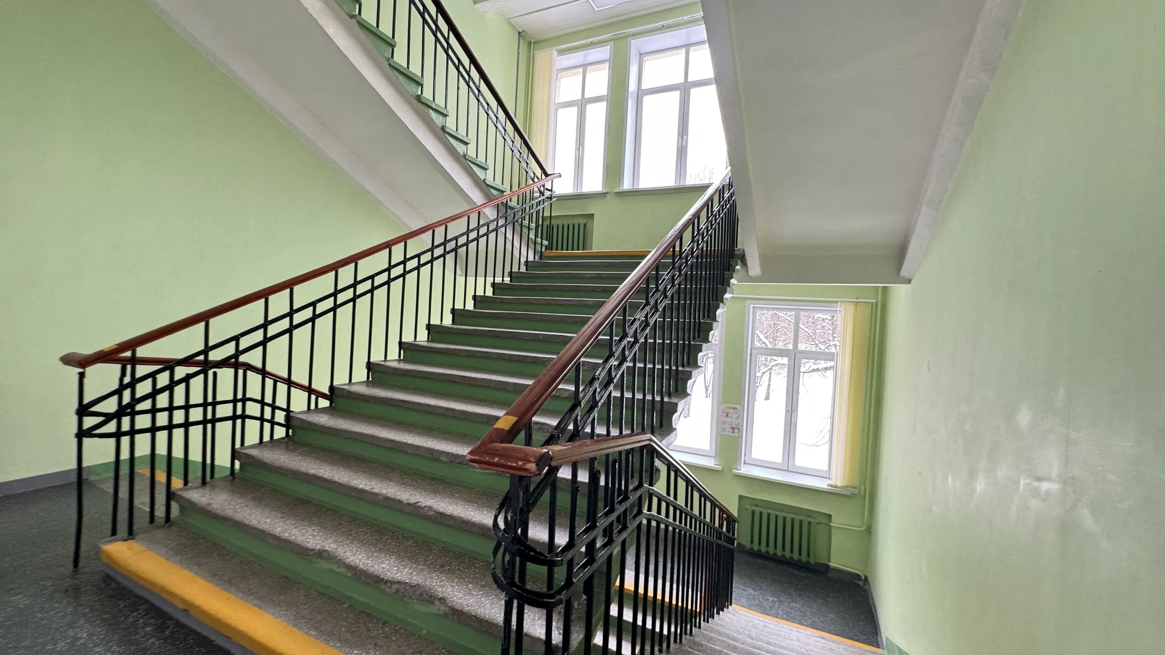 Желтый институт в парке, фото 11