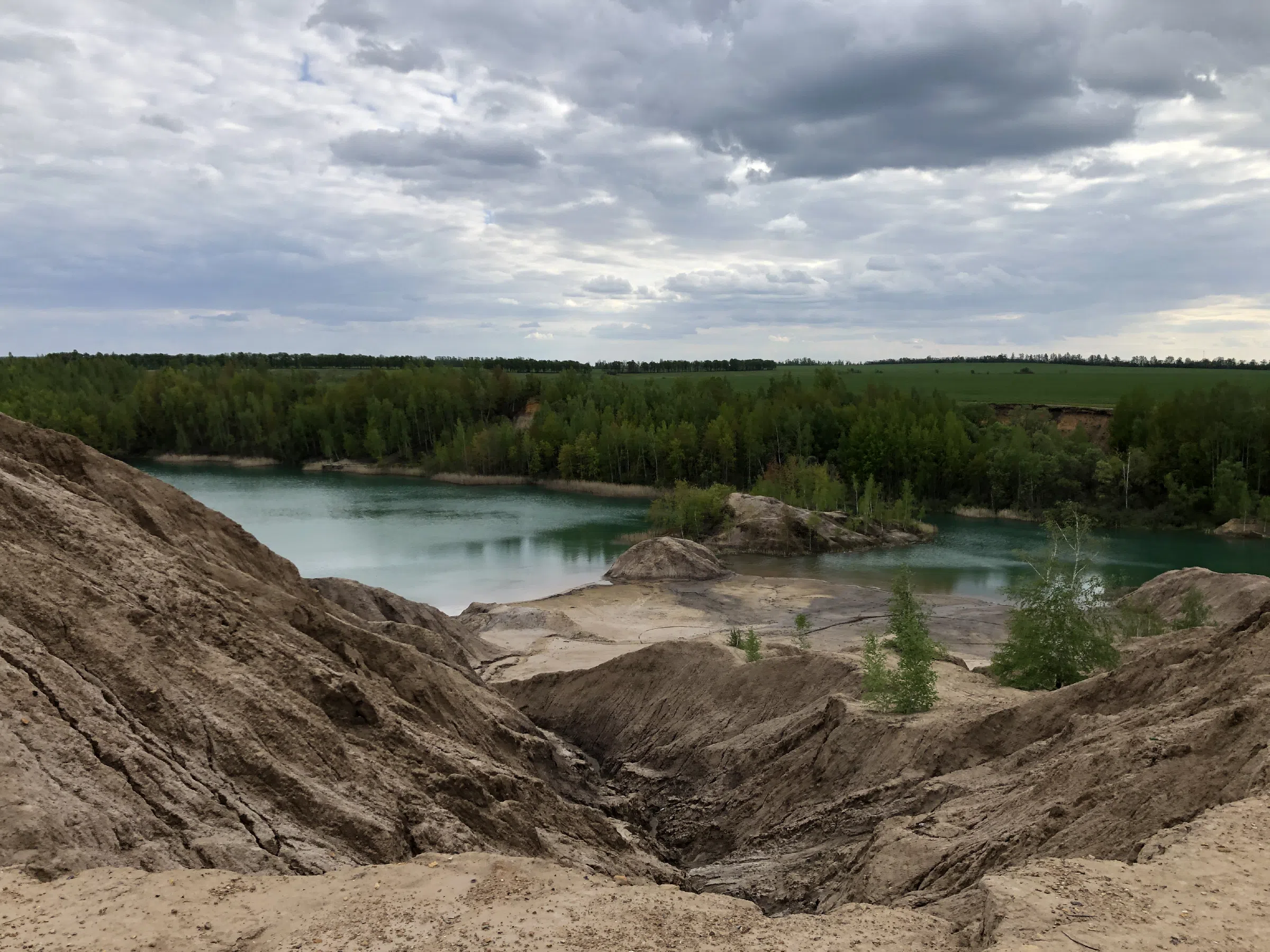 Песчаные холмы с озером, фото 22