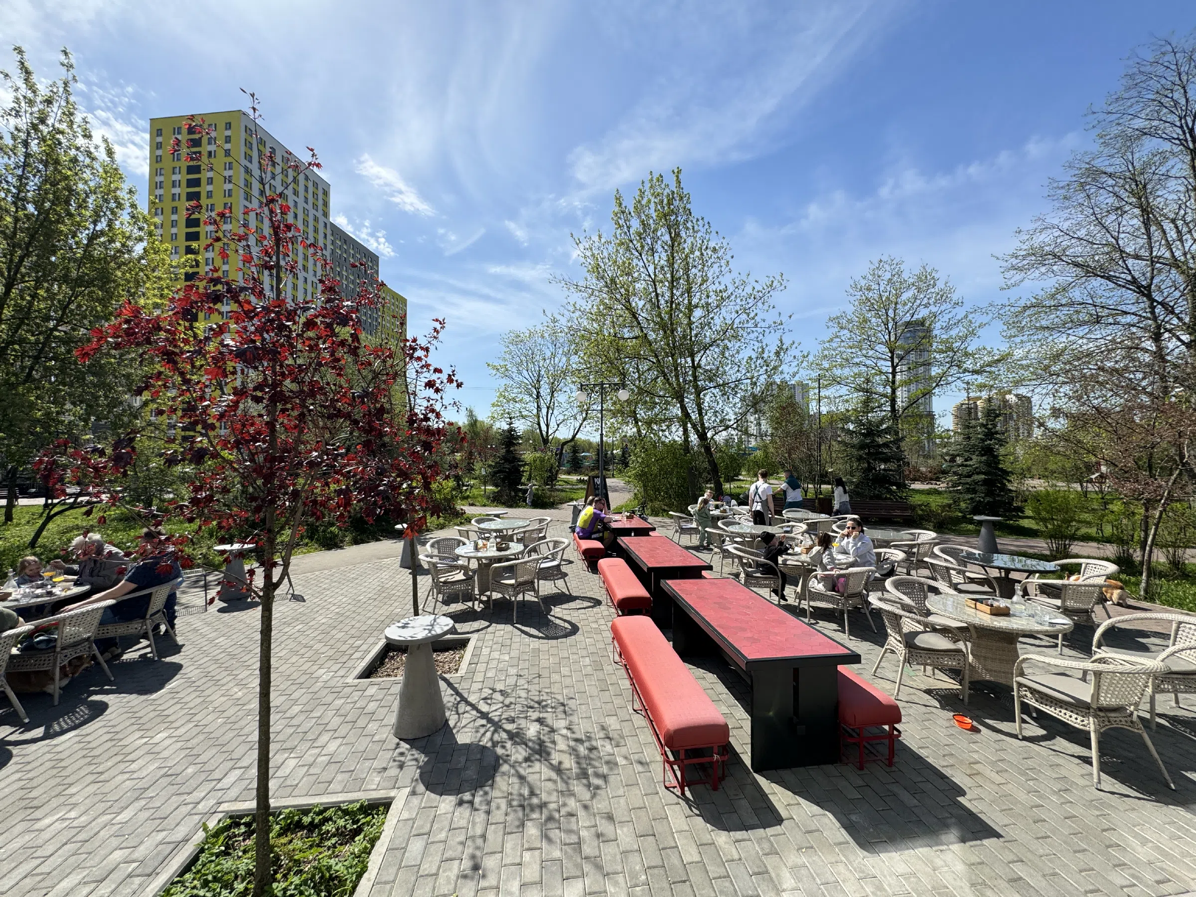 Кафе с террасой в парке, фото 5