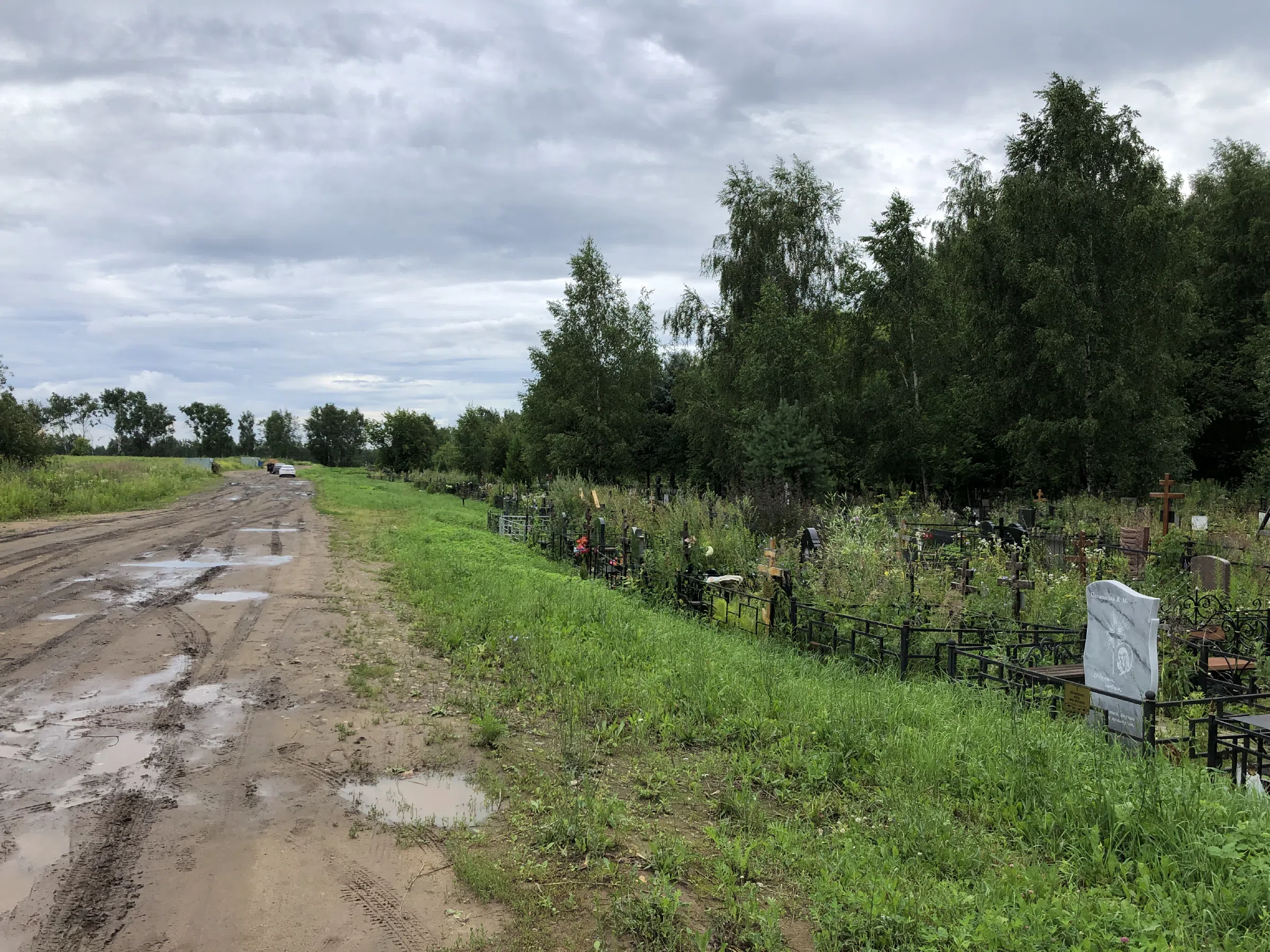 Кладбище в лесу за городом, фото 8
