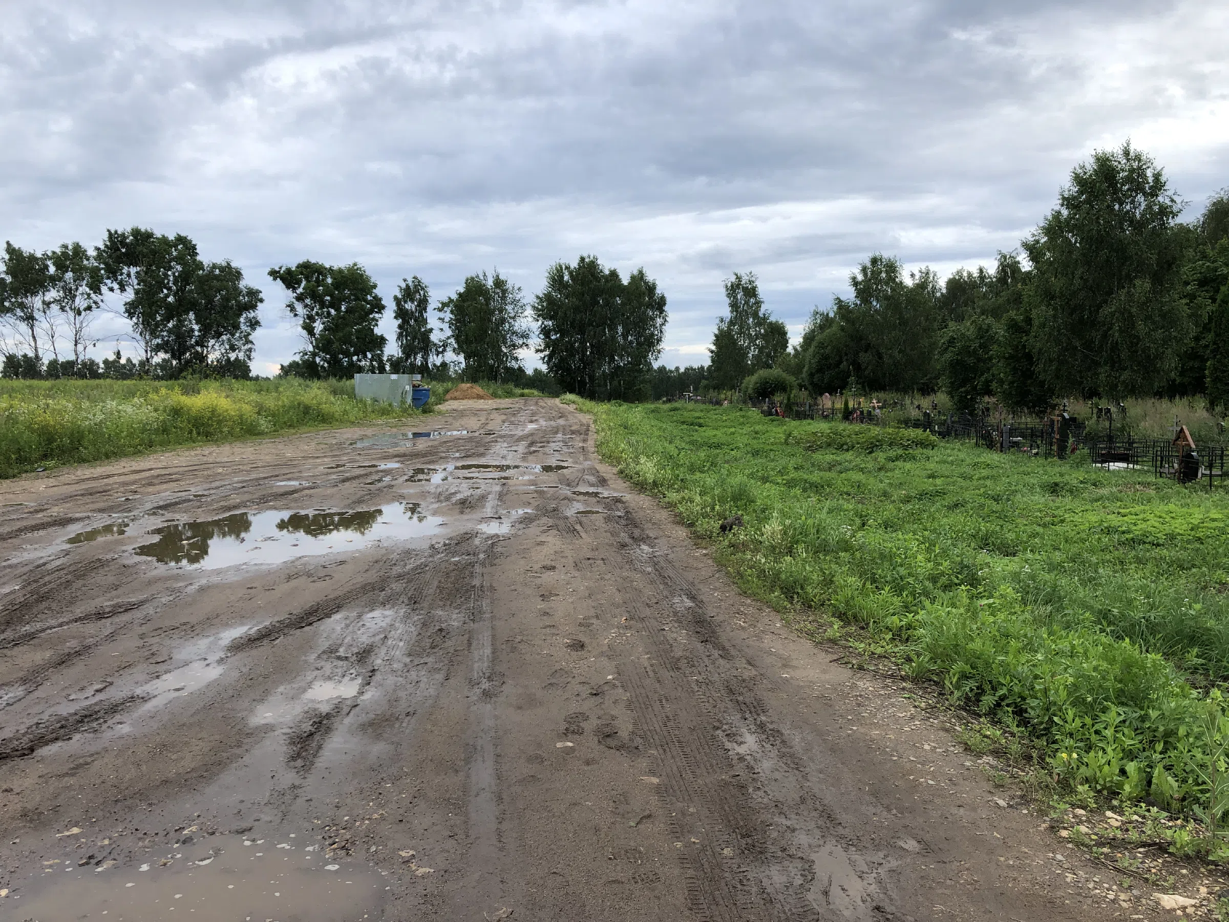 Кладбище в лесу за городом, фото 10