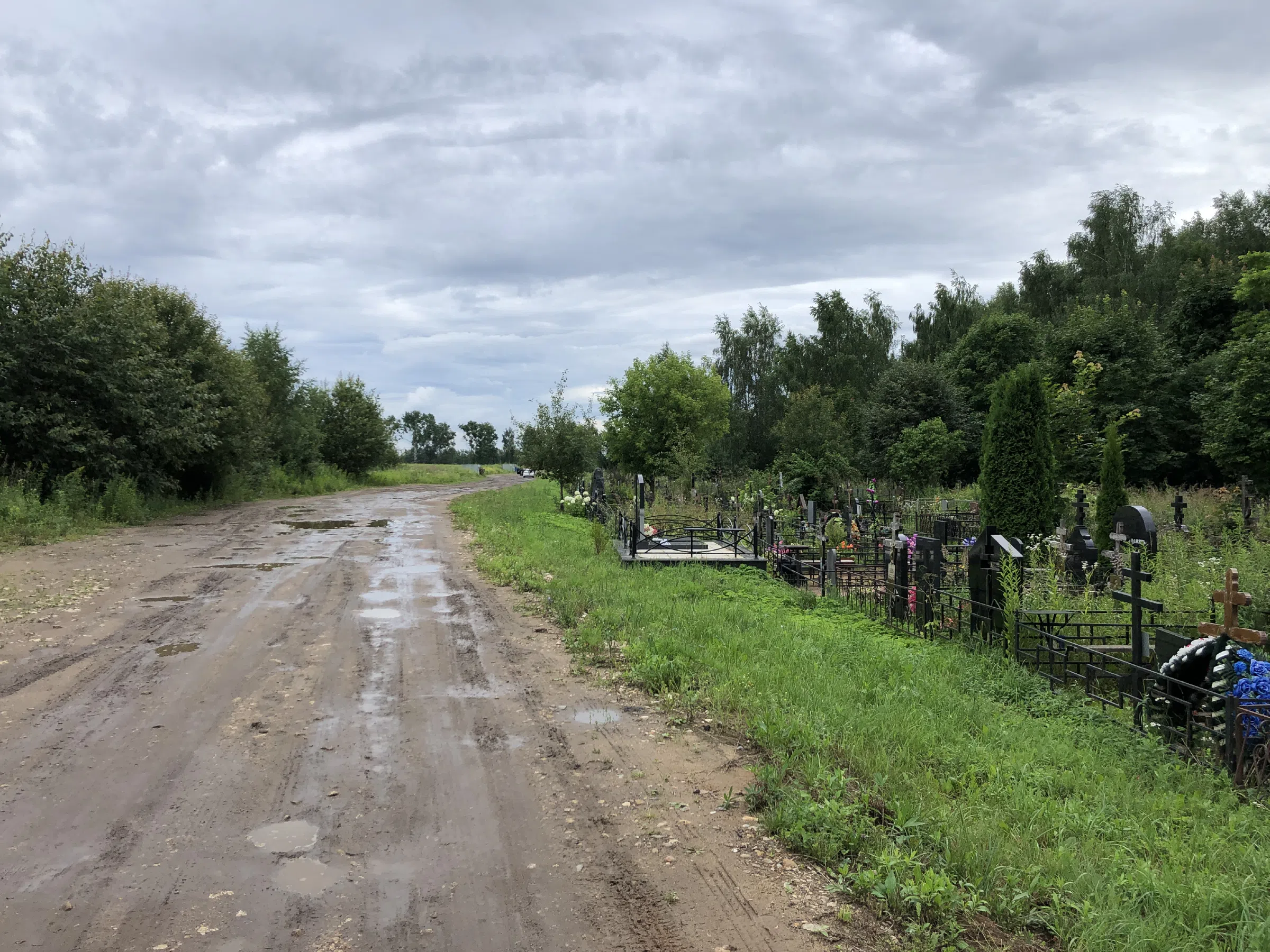 Кладбище в лесу за городом, фото 6