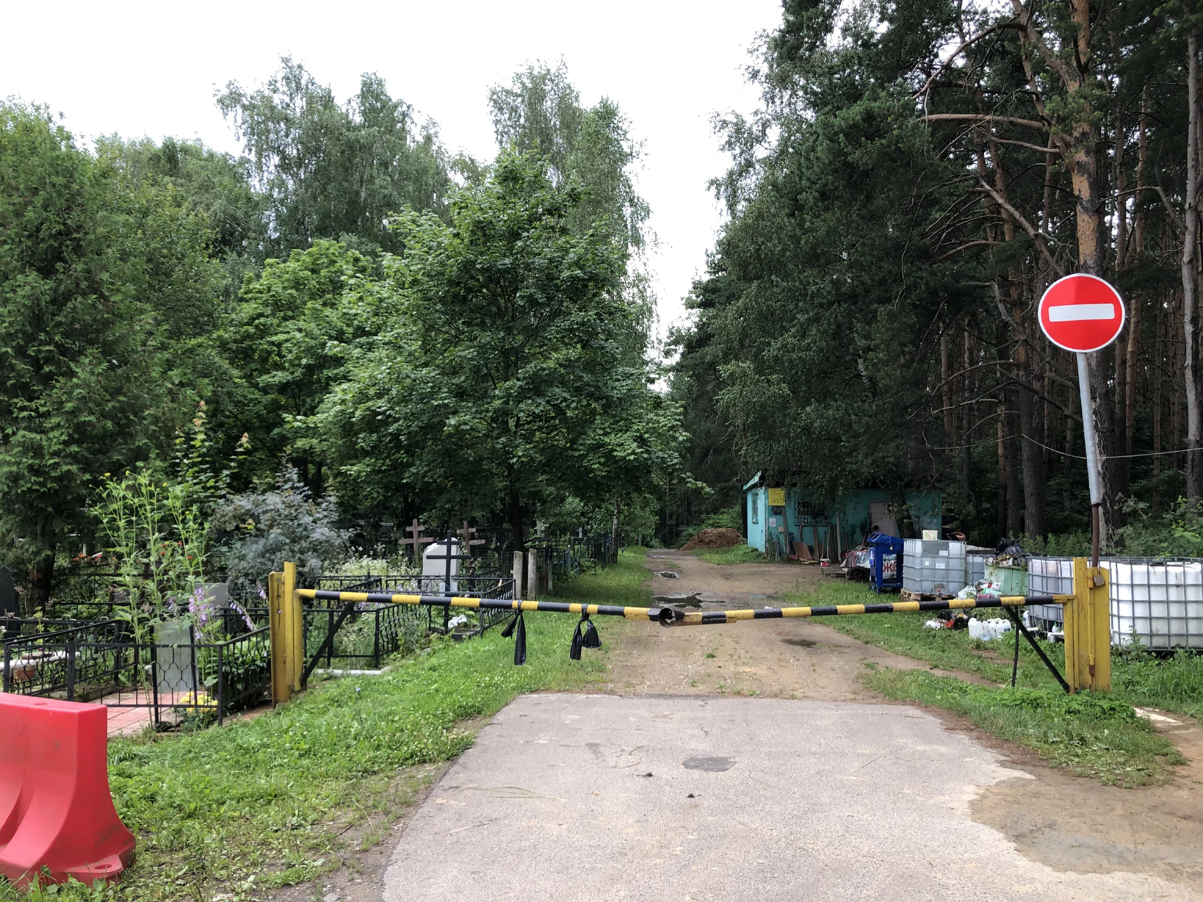 Кладбище в лесу за городом, фото 2