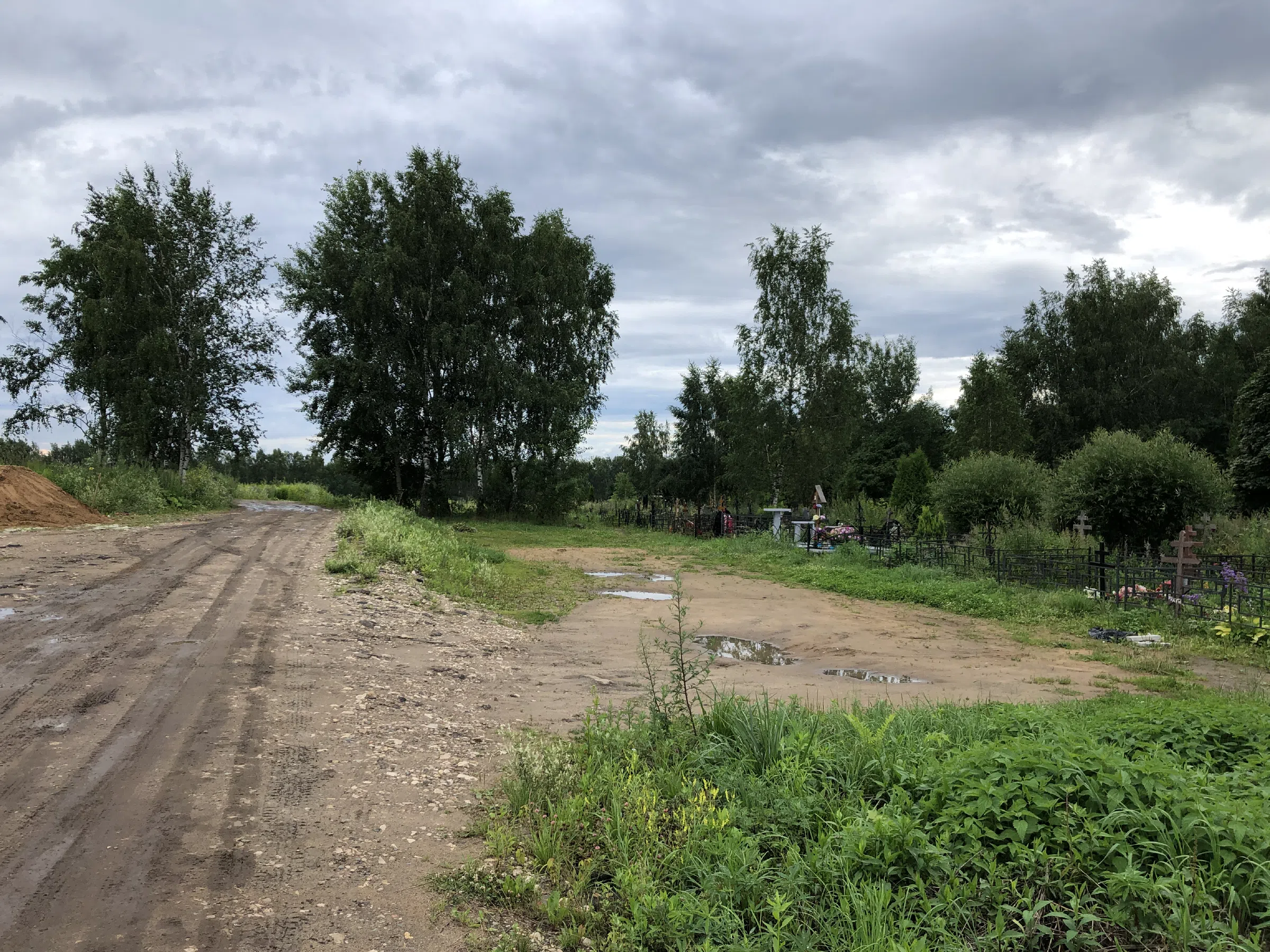 Кладбище в лесу за городом, фото 11