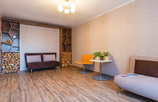 Квартира с яркой кухней, фото 9
