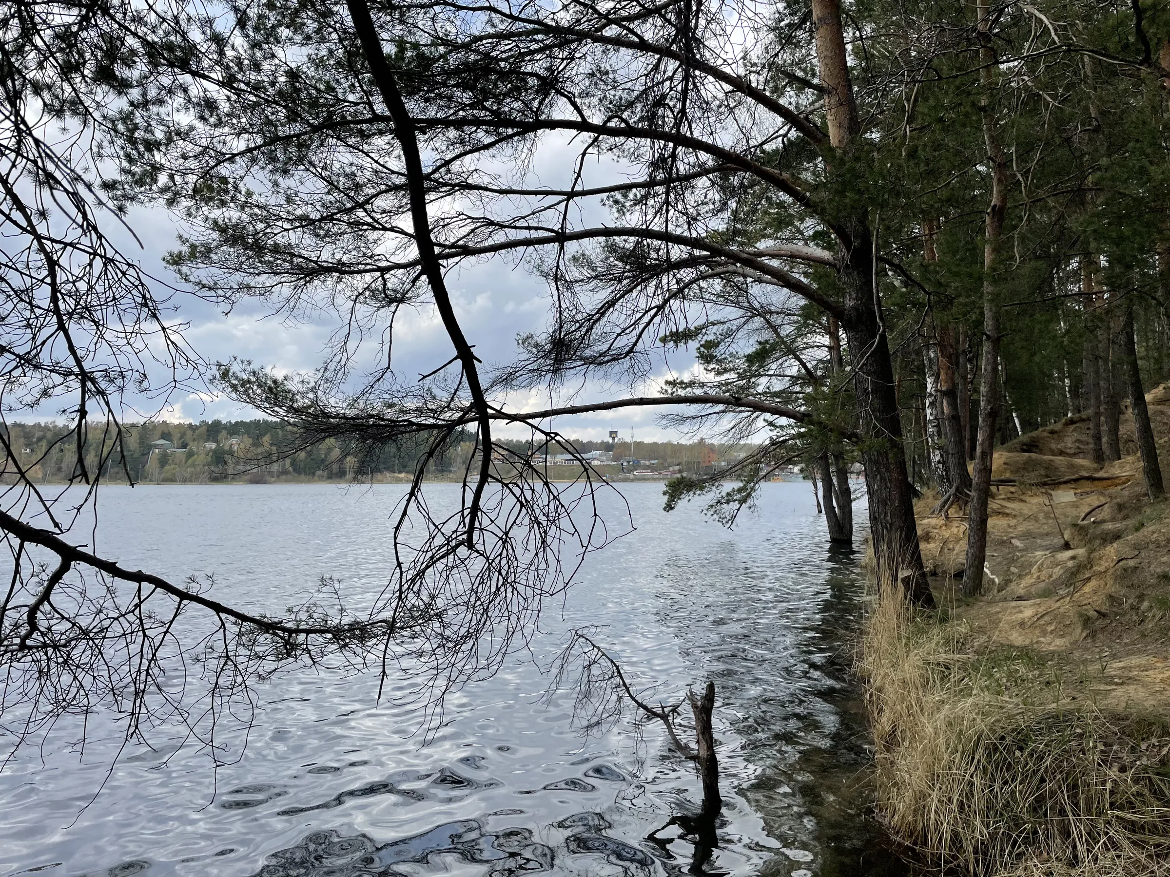 Панорама озера с обрыва, фото 13