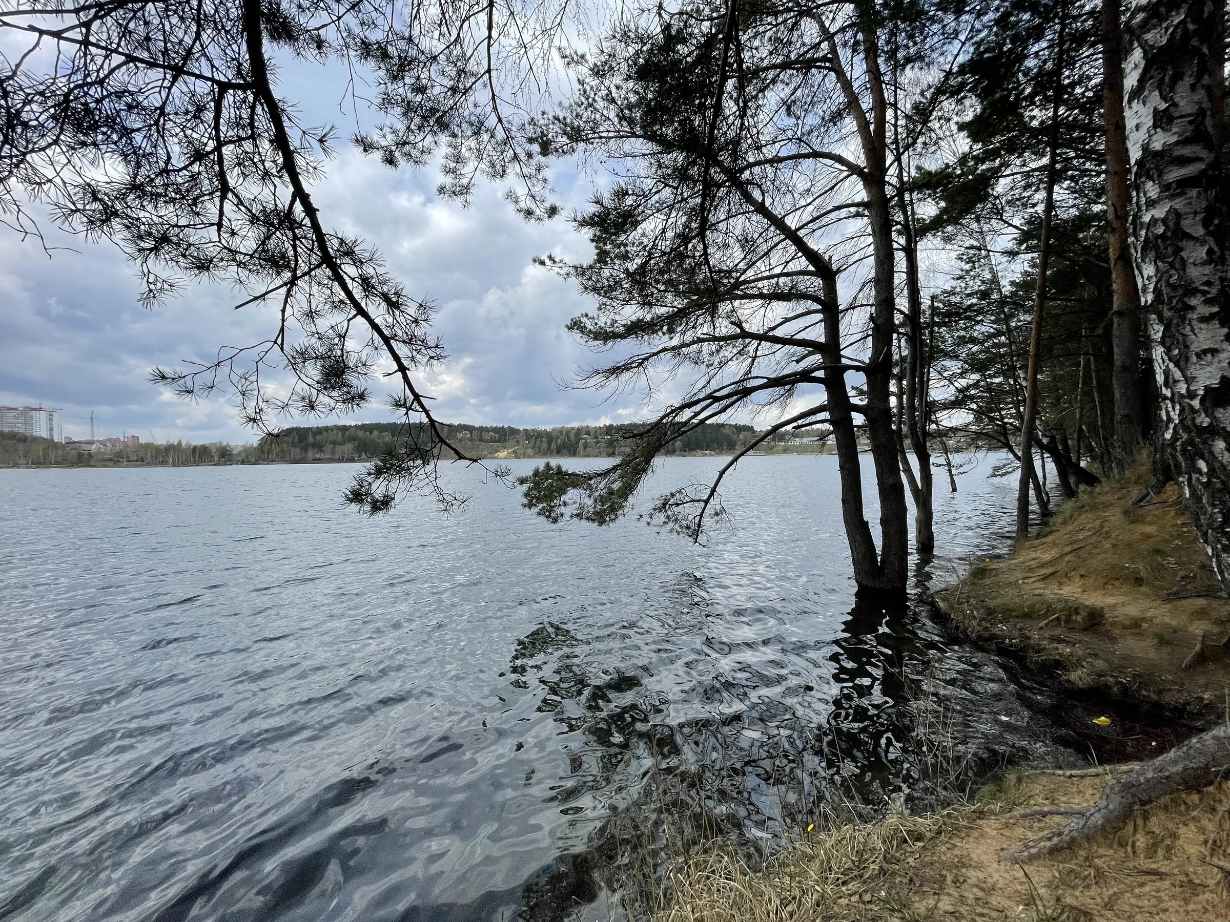 Панорама озера с обрыва, фото 16