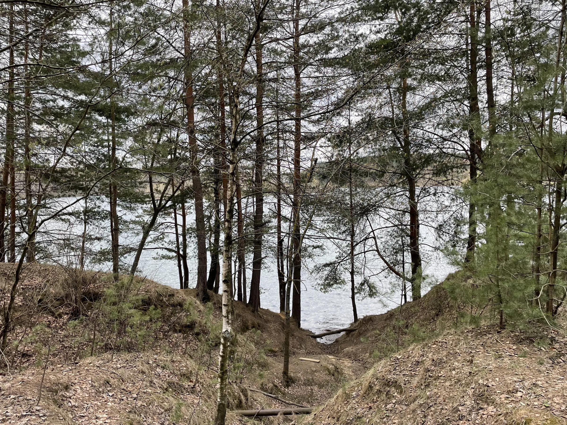 Панорама озера с обрыва, фото 23