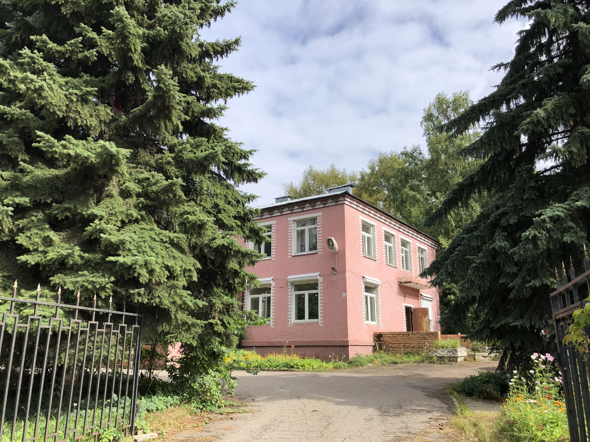 Розовый дом в лесу, фото 4