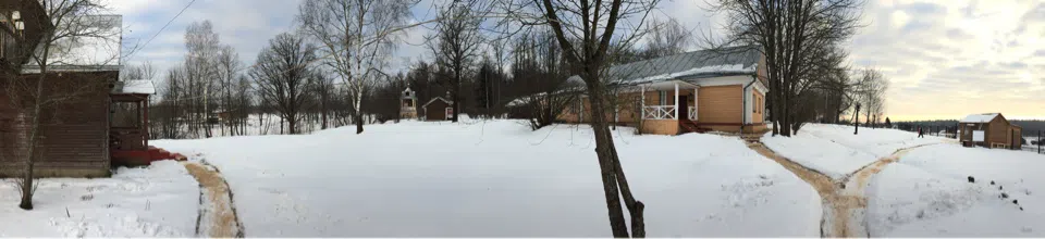 Усадьба в зимнем парке, фото 1