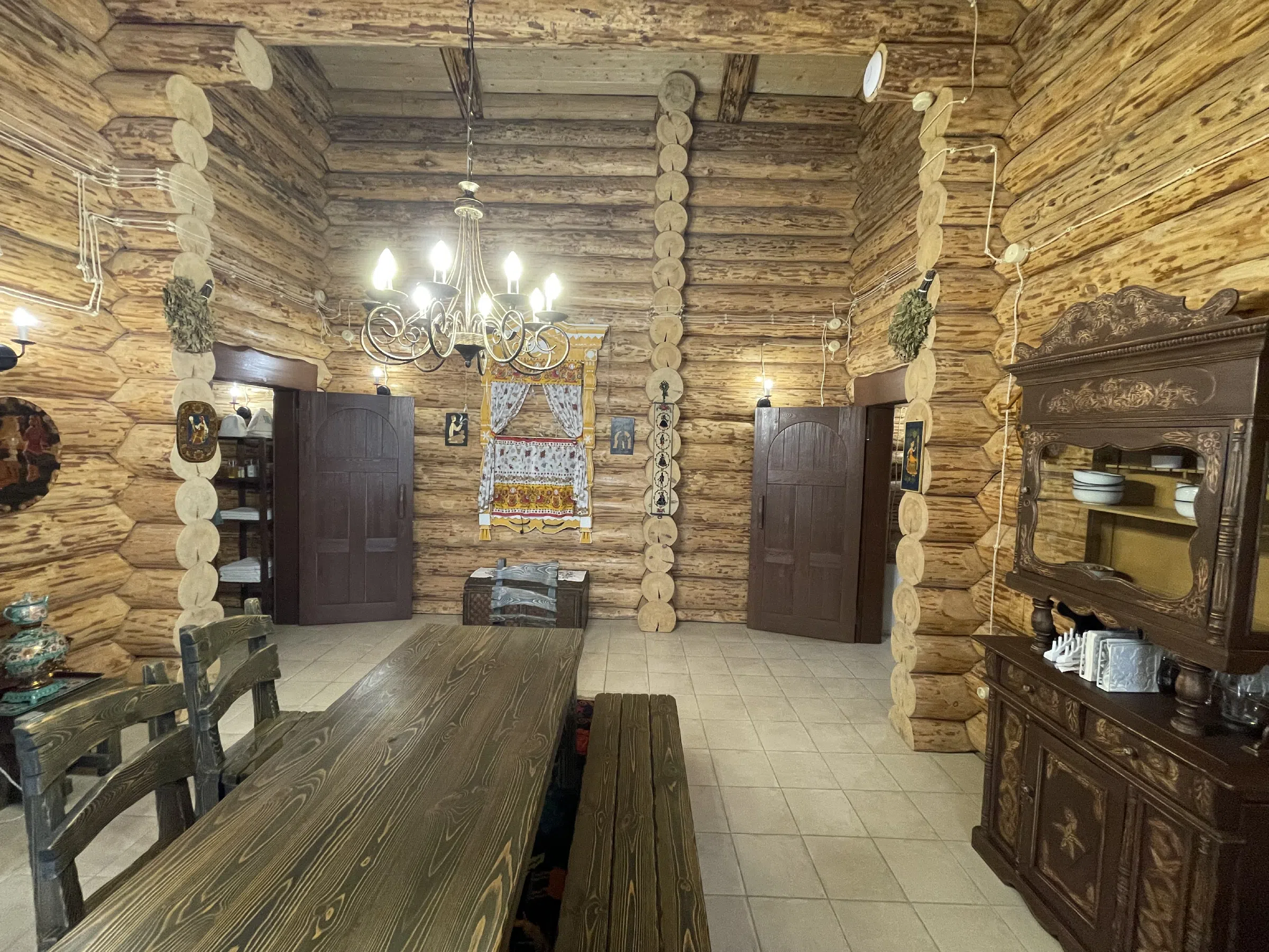 Баня с бревенчатыми стенами, фото 4