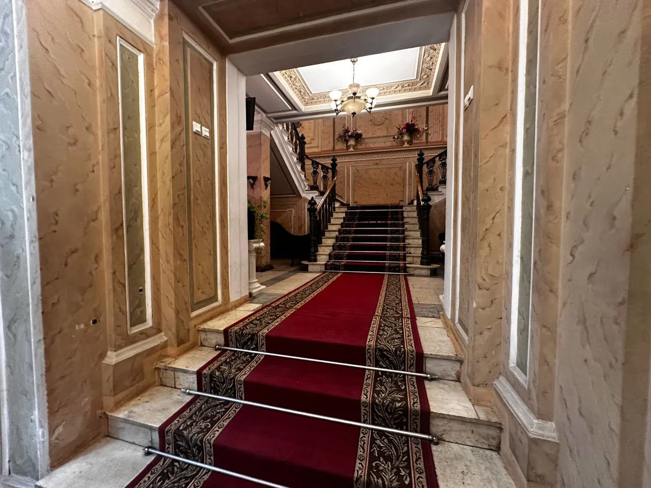Парадная лестница с дорожкой, фото 4