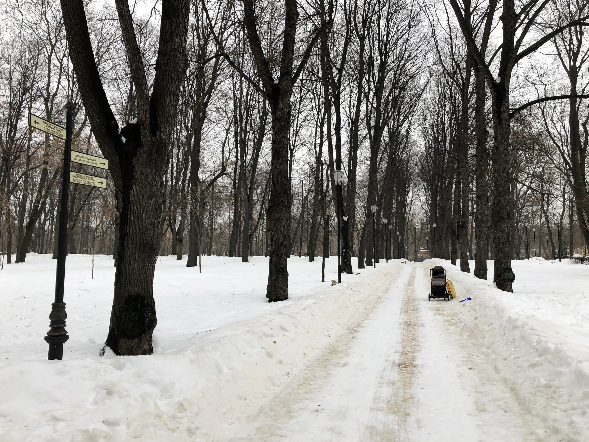 Парк с аркой и трамваем, фото 20