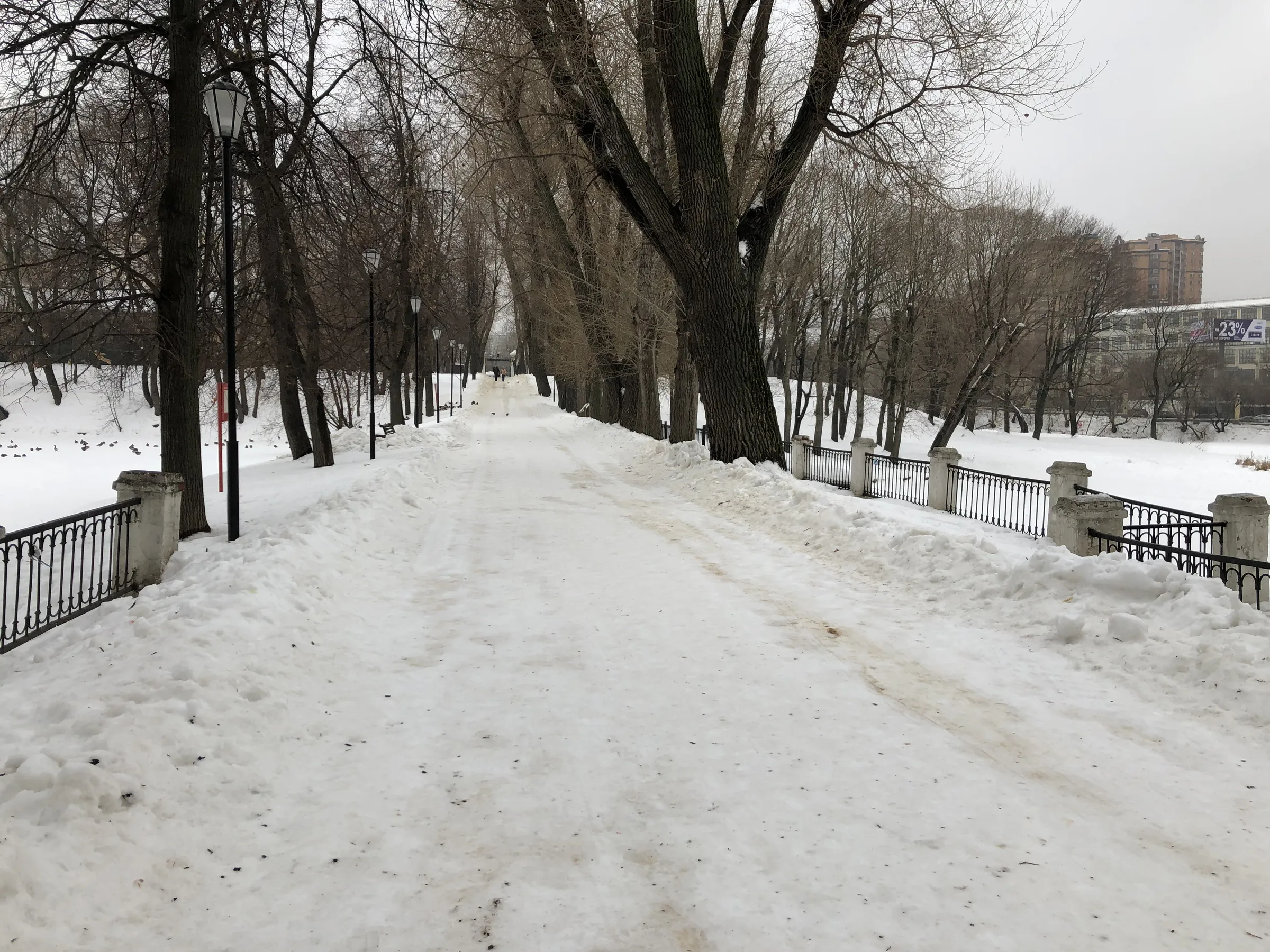 Парк с аркой и трамваем, фото 15