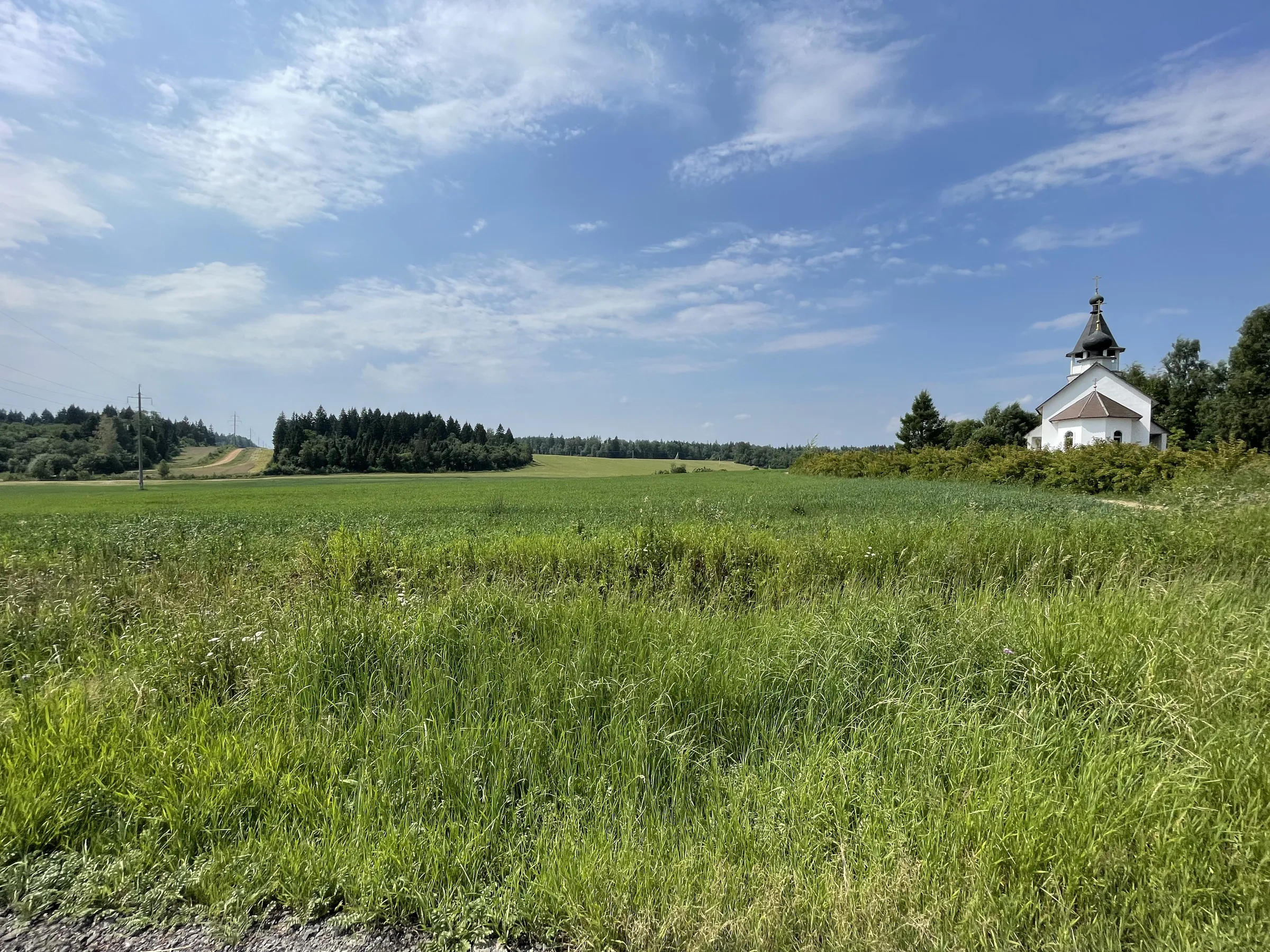 Поле с часовней и дорогой, фото 2