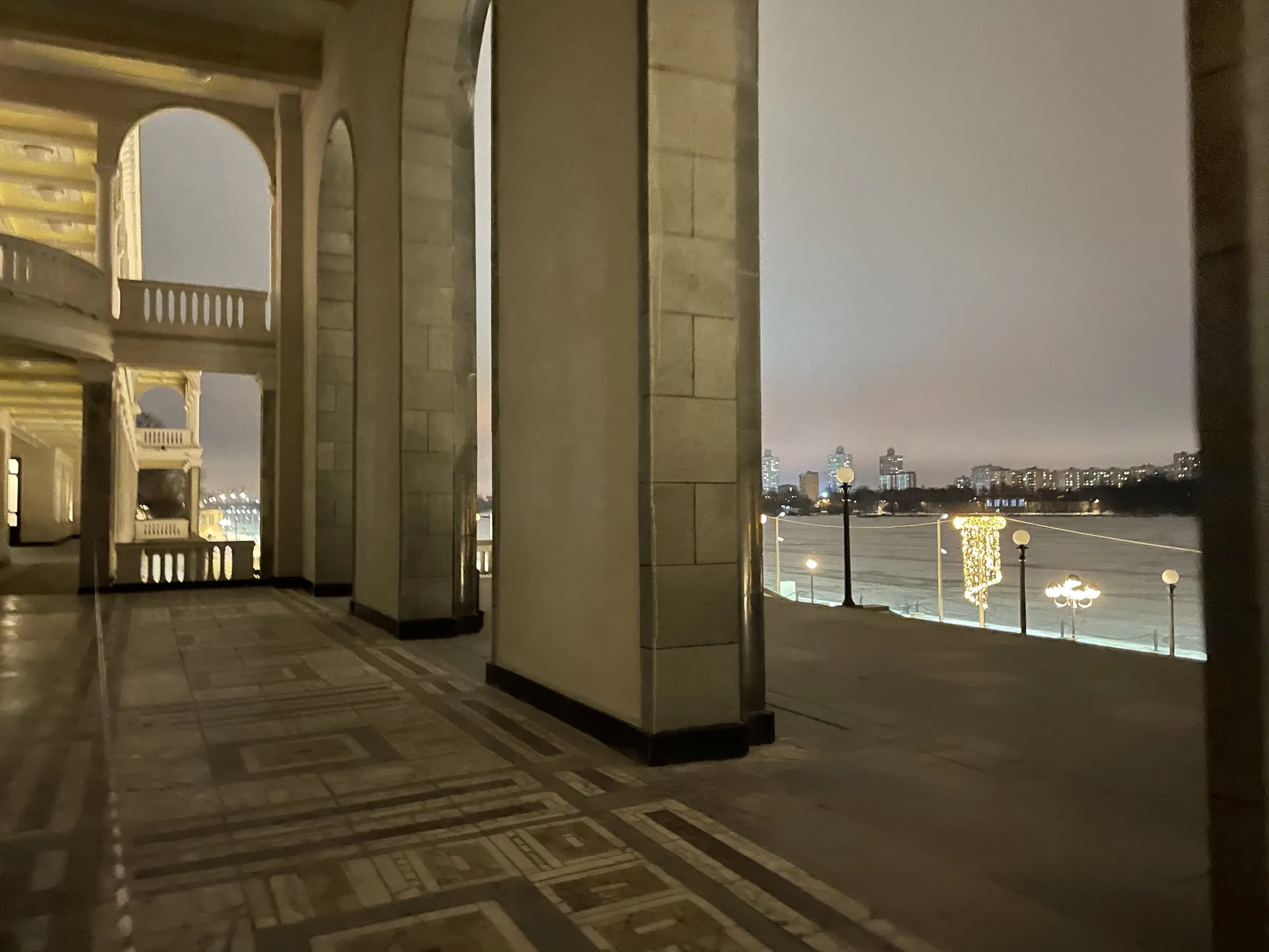 Зимний ночной парк, фото 20