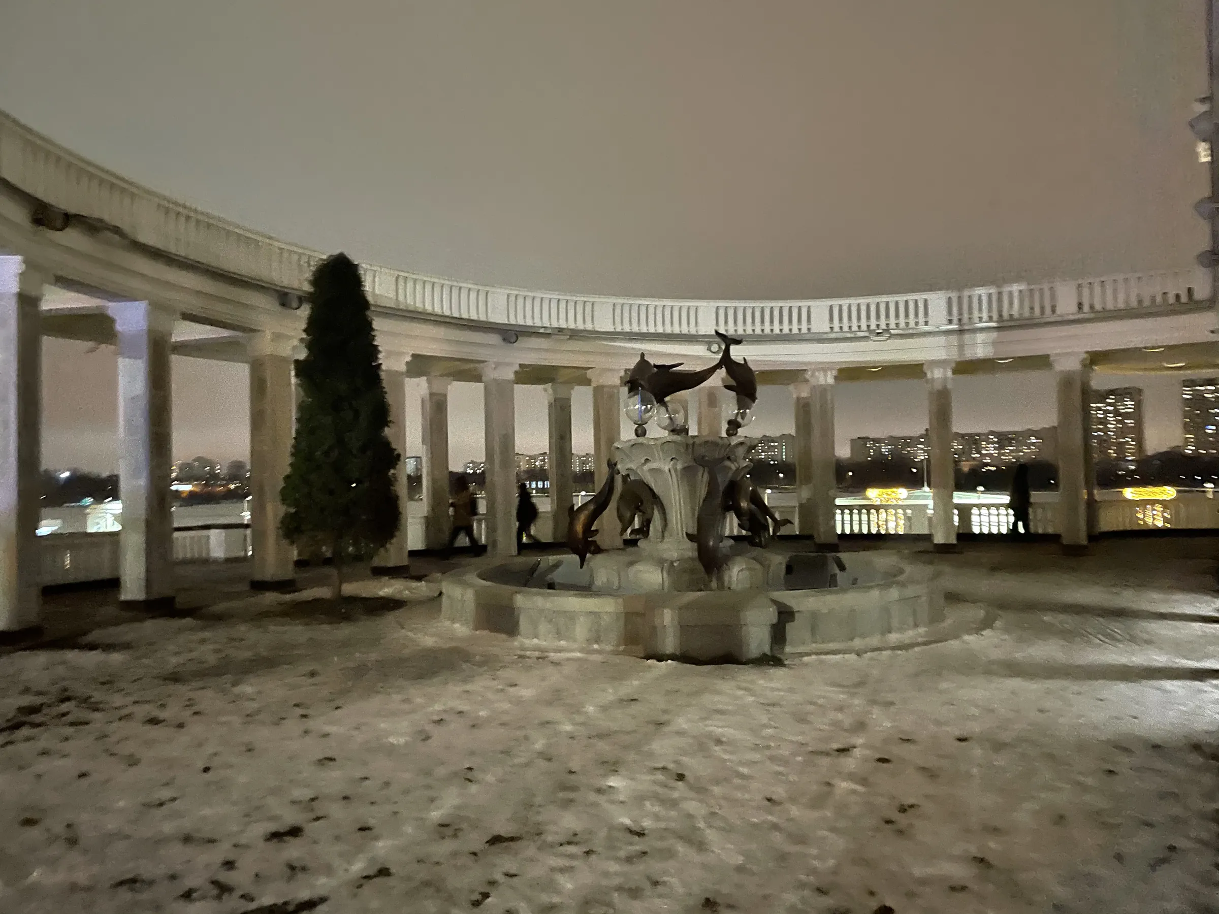Зимний ночной парк, фото 17