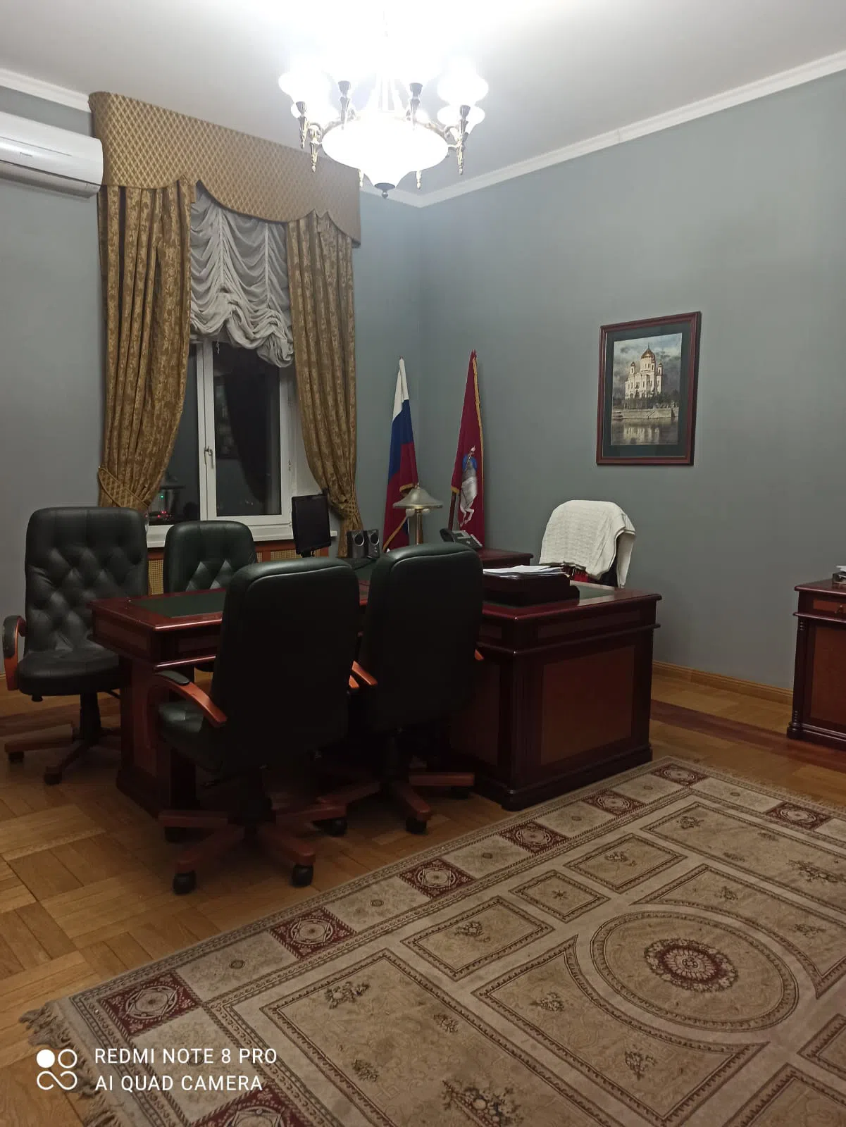Классический кабинет с ковром, фото 5