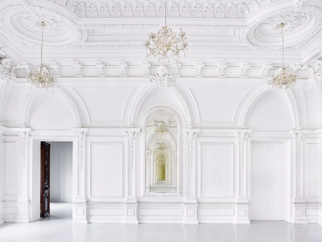 Классическая квартира с кессонным потолком, фото 9