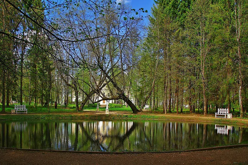 Классическая усадьба с прудом, фото 4