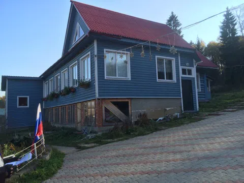 Дача в синем сайдинге, фото 1
