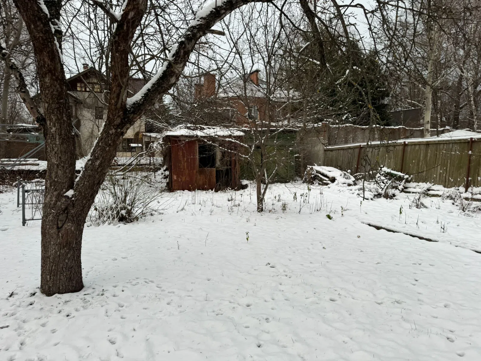 Ретро-дача в заснеженном лесу, фото 2