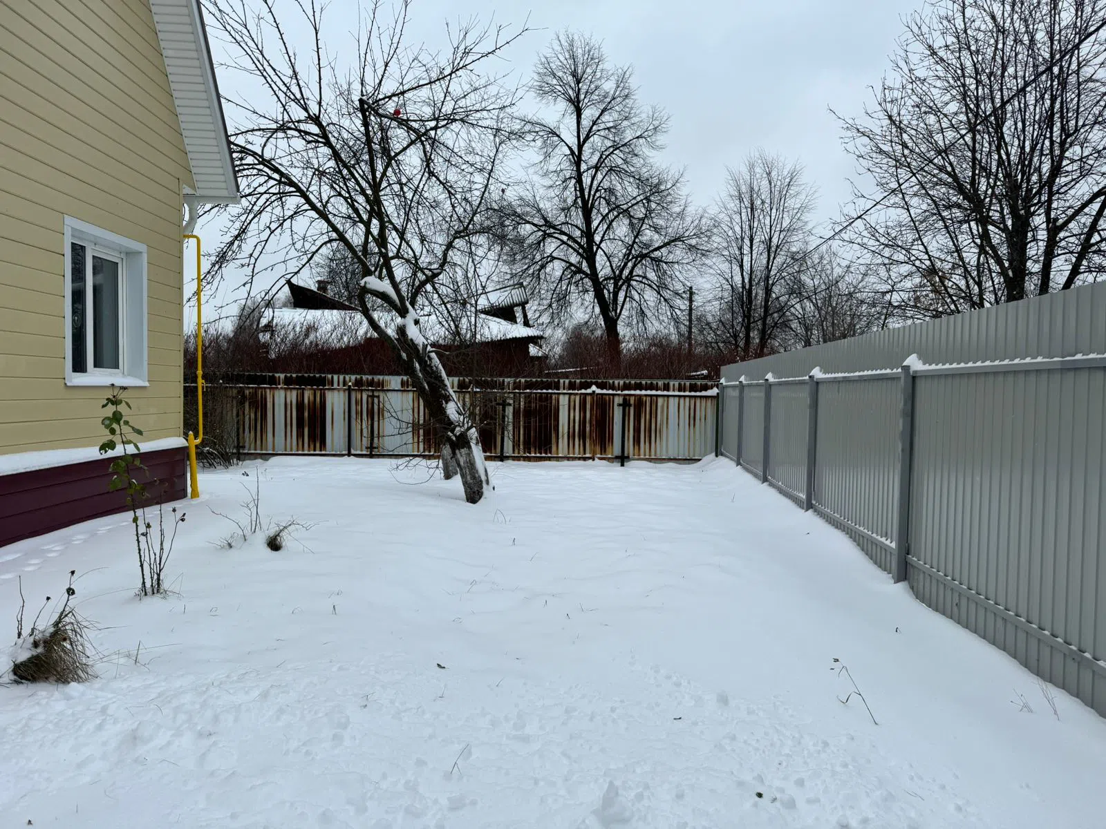Жёлтый дом на участке, фото 1