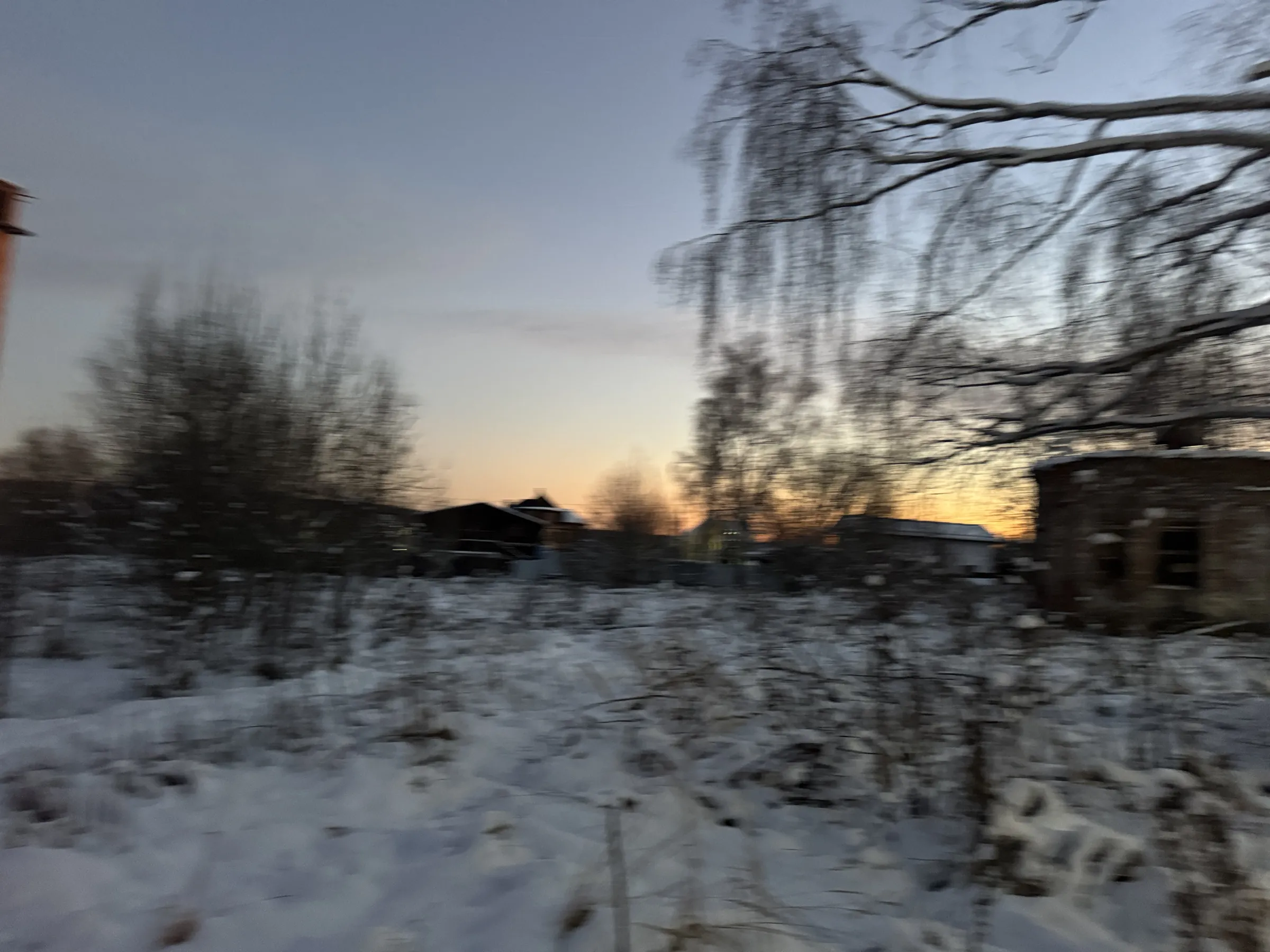 Зимняя деревенская улица, фото 8