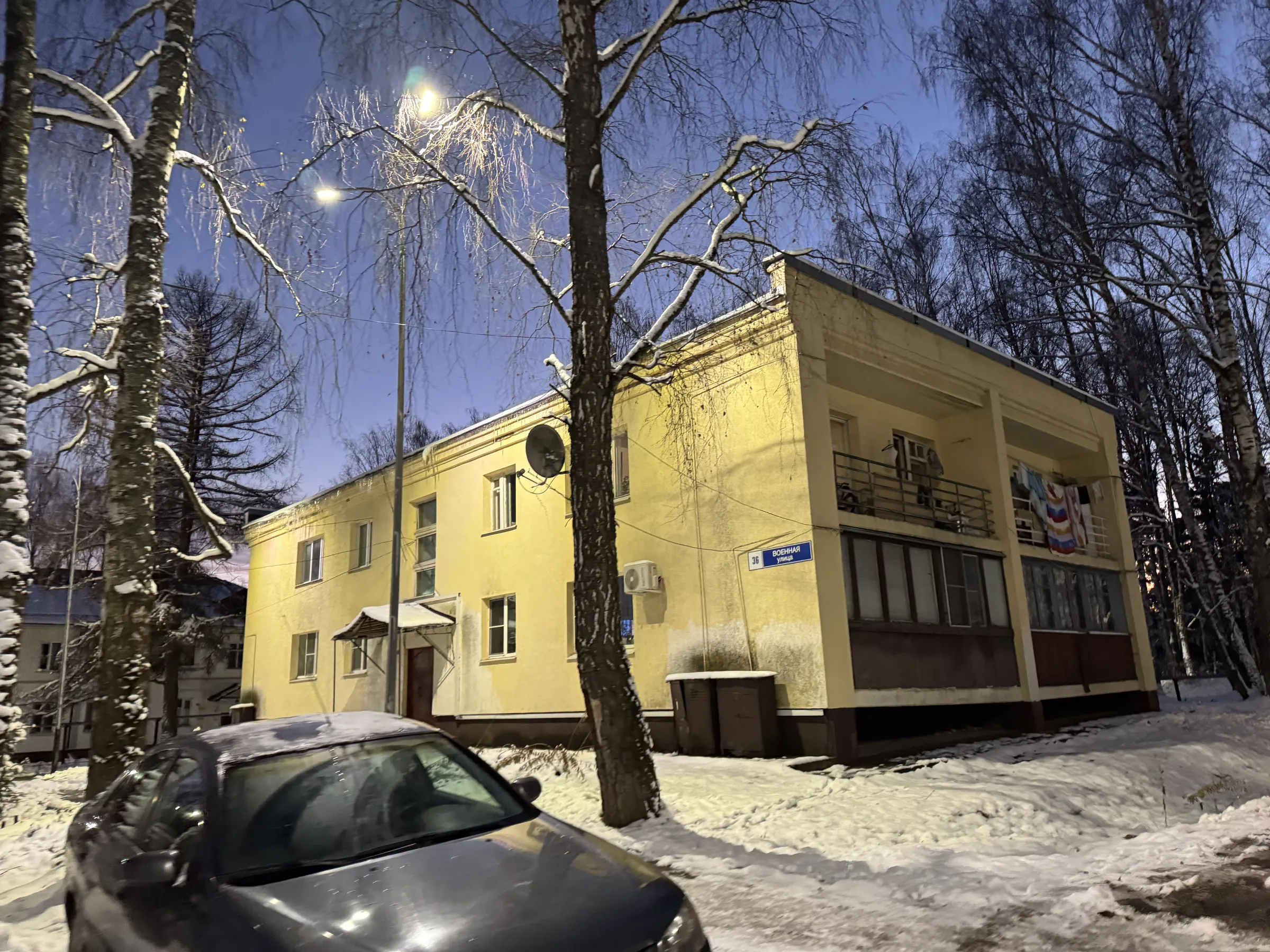 Зимняя деревенская улица, фото 11