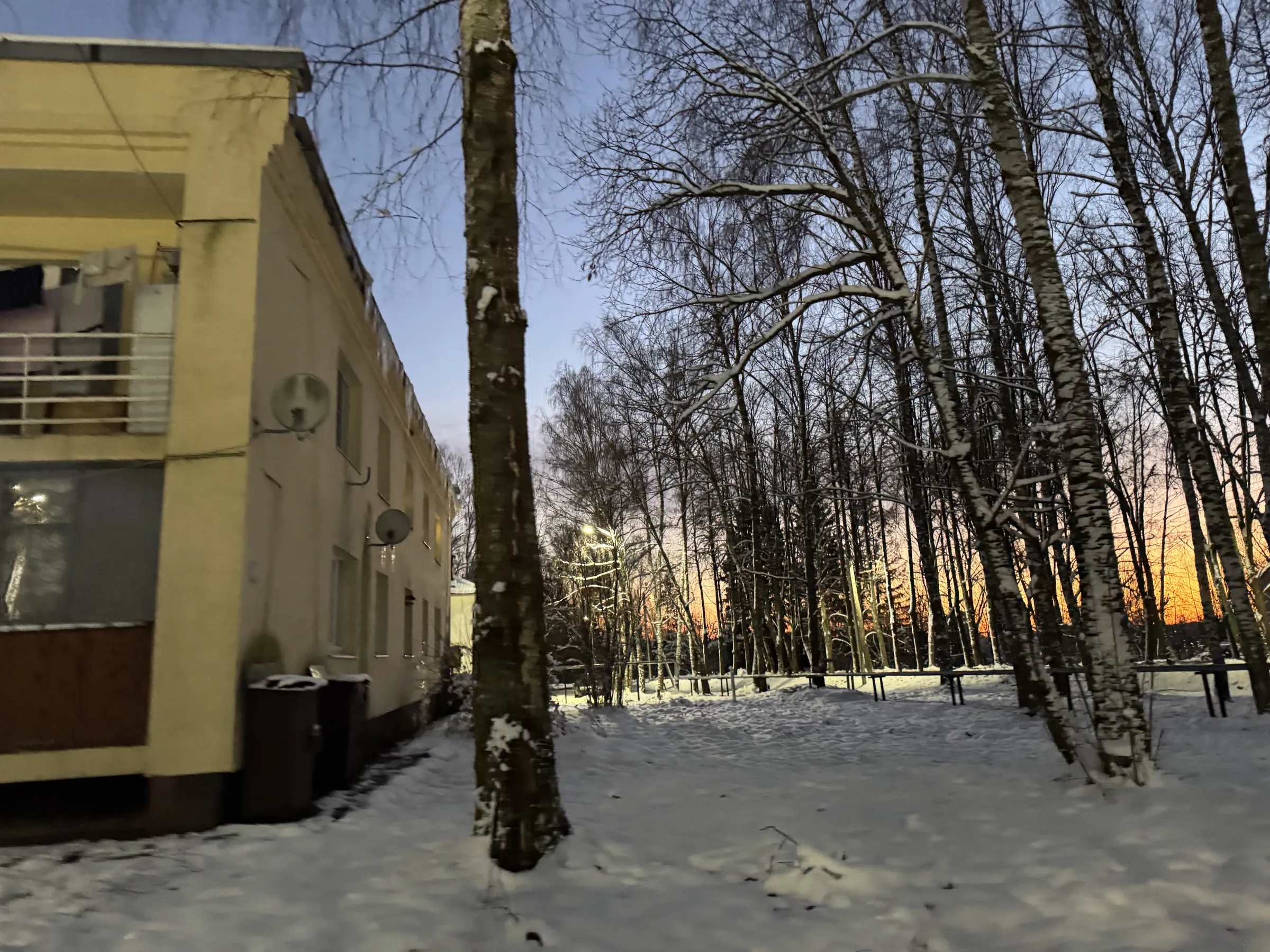Зимняя деревенская улица, фото 14