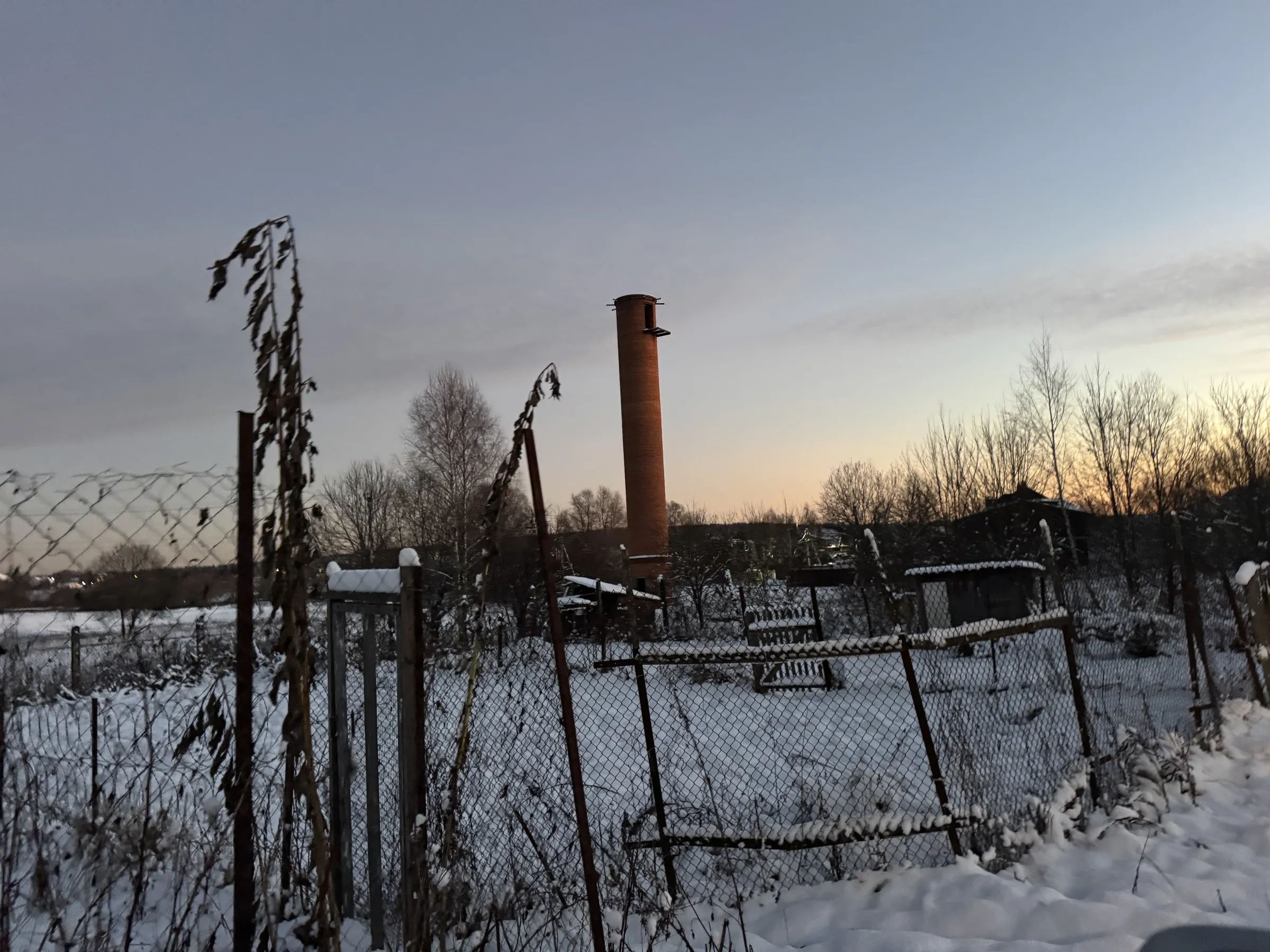 Зимняя деревенская улица, фото 6